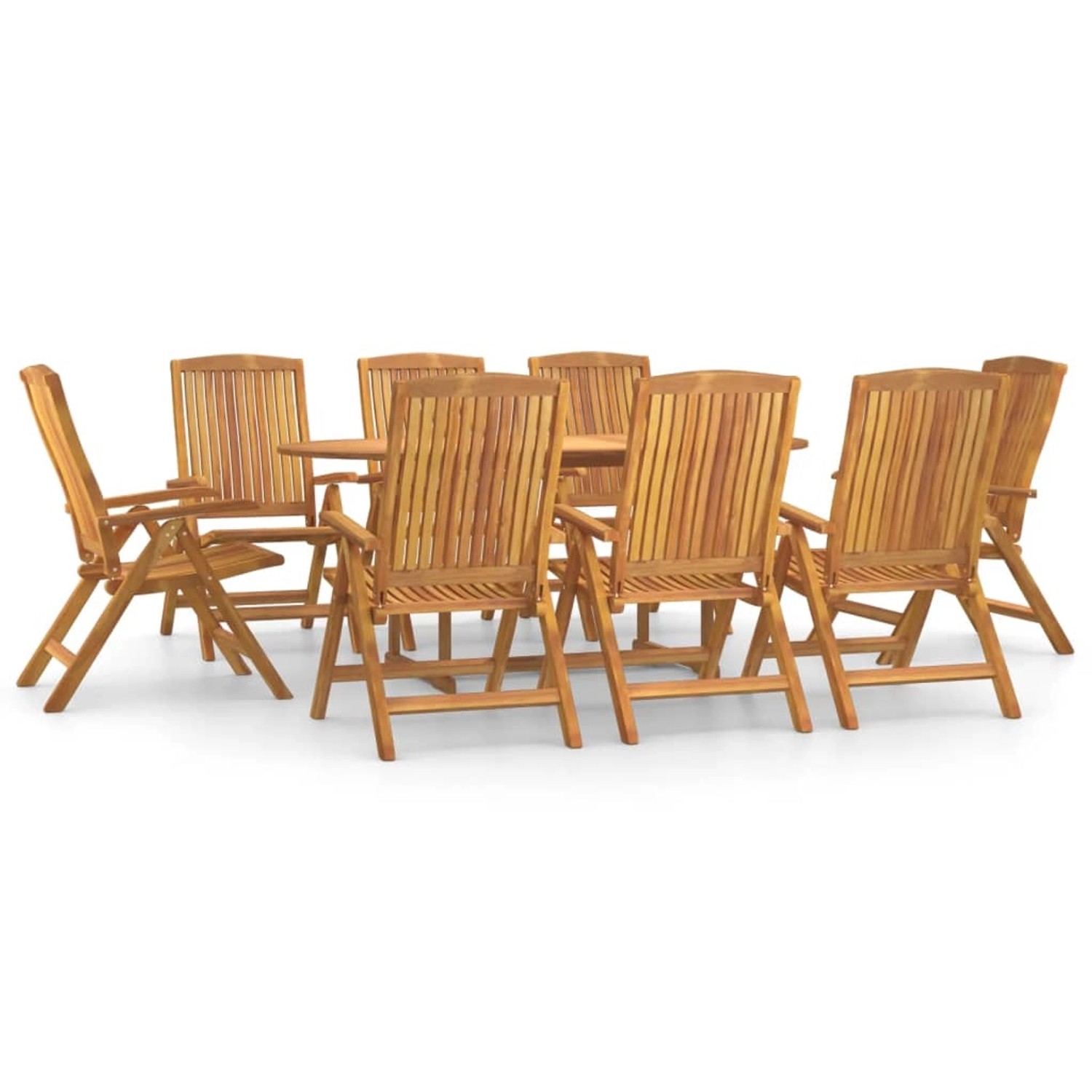 vidaXL 9-tlg Garten-Essgruppe Massivholz Teak Modell 27 vidaXL 9-tlg Garten-Essgruppe Massivholz Teak Modell 27 von VIDAXL