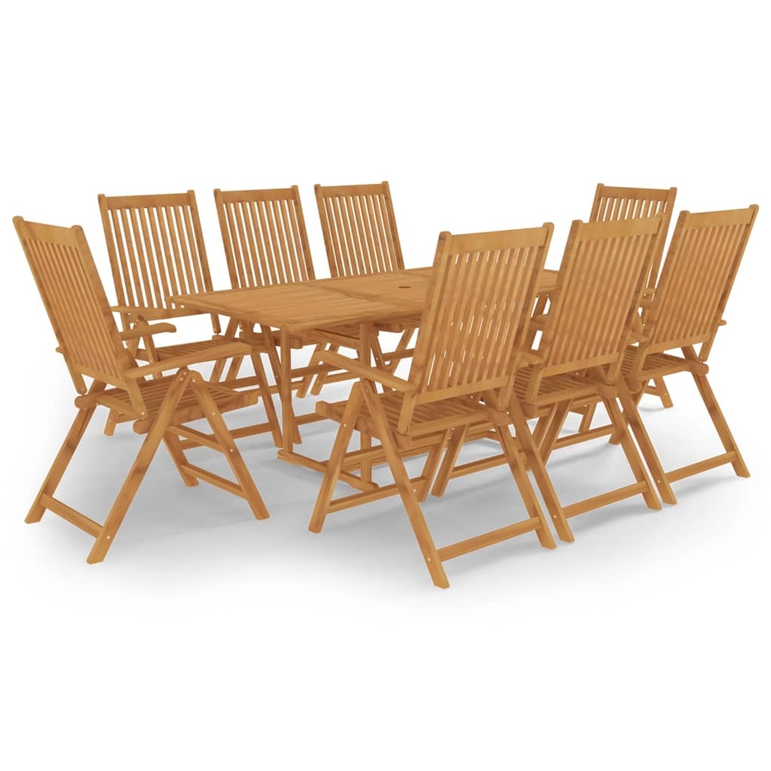 vidaXL 9-tlg Garten-Essgruppe Massivholz Teak Modell 5 vidaXL 9-tlg Garten-Essgruppe Massivholz Teak Modell 5 von VIDAXL