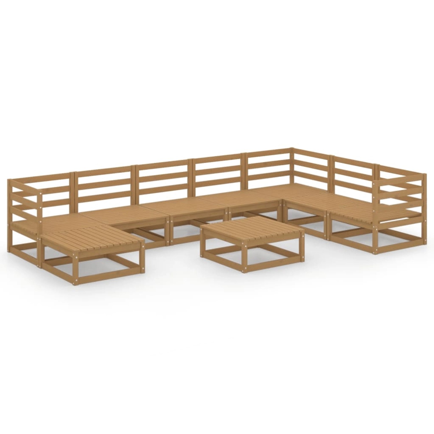 vidaXL 9-tlg Garten-Lounge-Set Honigbraun Massivholz Kiefer Modell 12 vidaXL 9-tlg Garten-Lounge-Set Honigbraun Massivholz Kiefer Modell 12 von VIDAXL