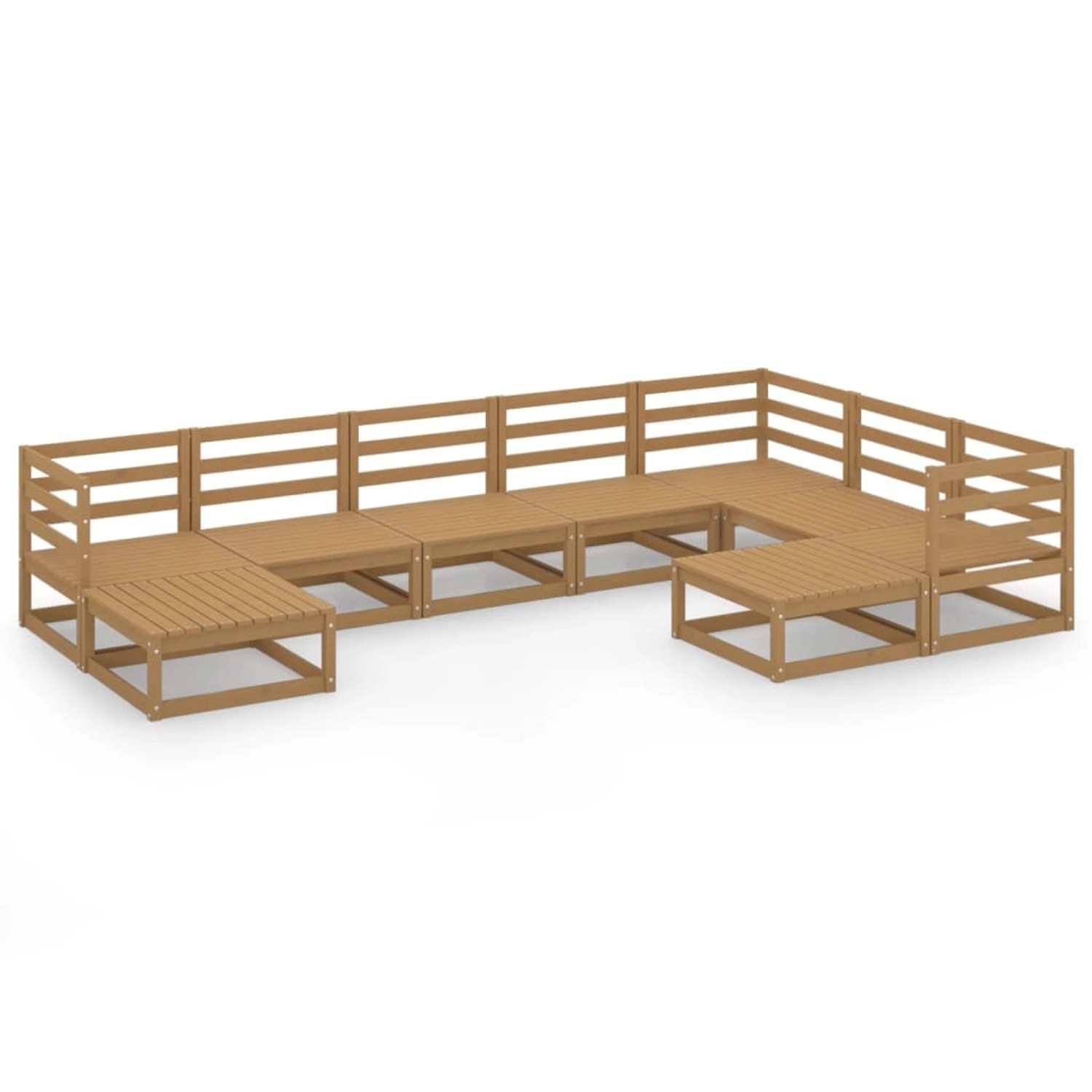 vidaXL 9-tlg Garten-Lounge-Set Honigbraun Massivholz Kiefer Modell 13 vidaXL 9-tlg Garten-Lounge-Set Honigbraun Massivholz Kiefer Modell 13 von VIDAXL