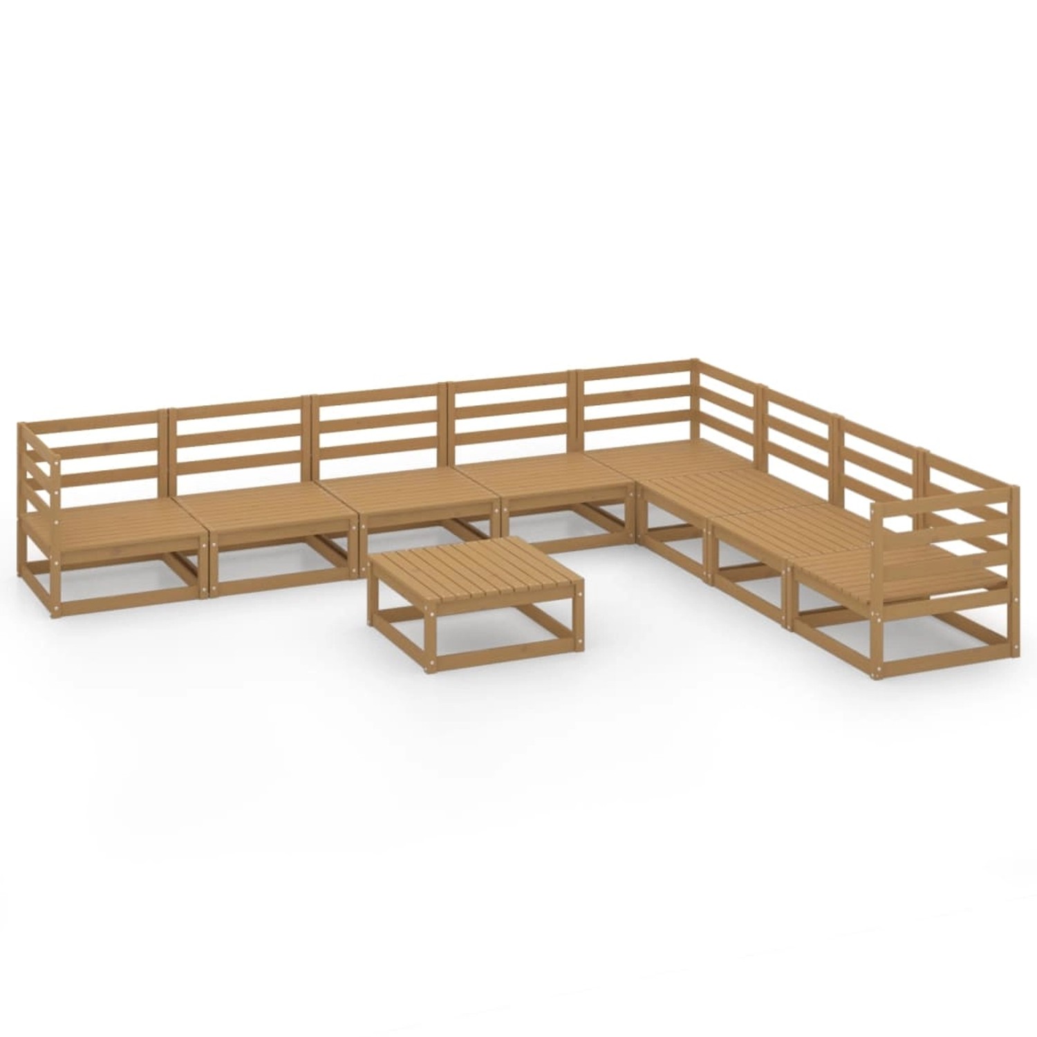 vidaXL 9-tlg Garten-Lounge-Set Honigbraun Massivholz Kiefer Modell 17 vidaXL 9-tlg Garten-Lounge-Set Honigbraun Massivholz Kiefer Modell 17 von VIDAXL