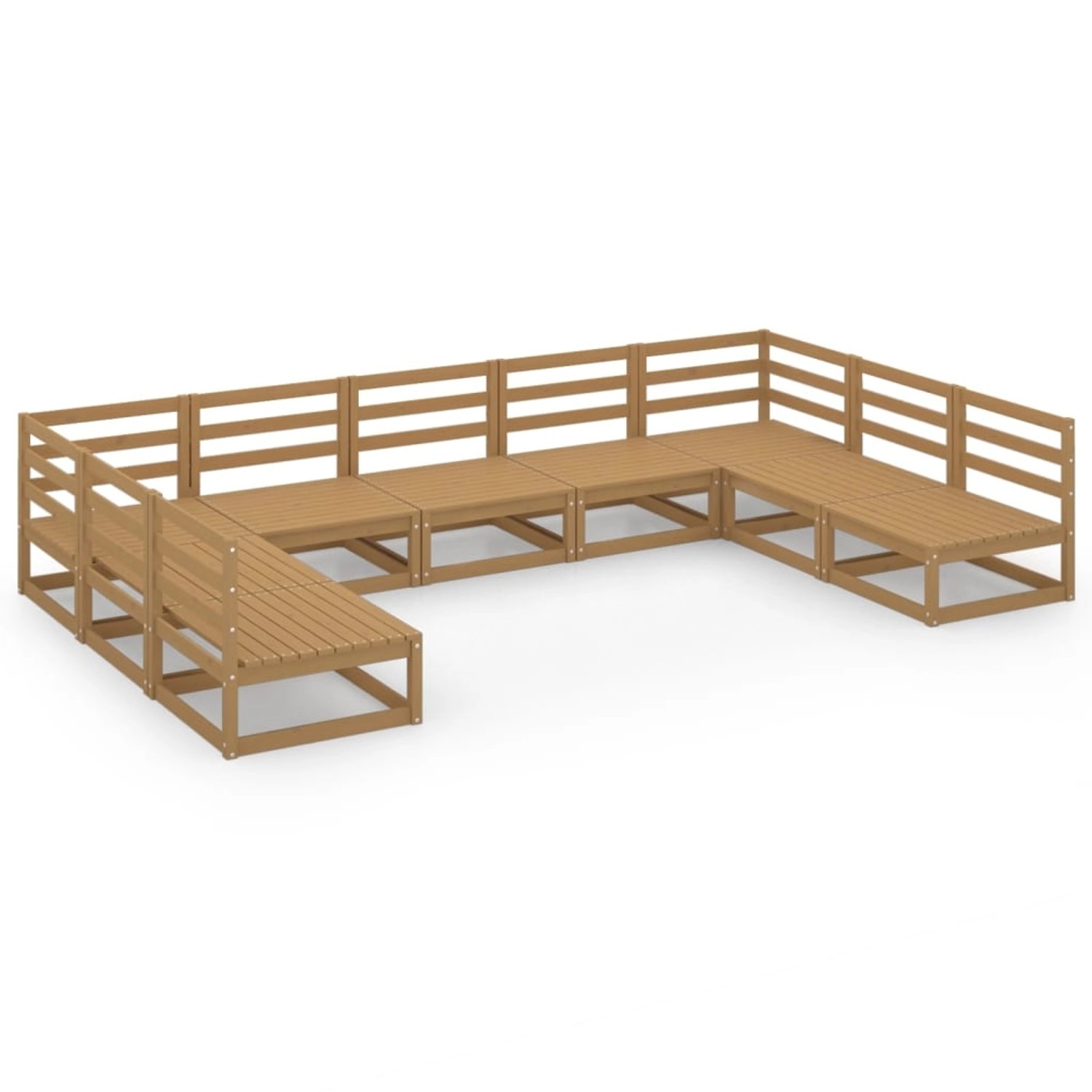 vidaXL 9-tlg Garten-Lounge-Set Massivholz Kiefer Modell 27 vidaXL 9-tlg Garten-Lounge-Set Massivholz Kiefer Modell 27 von VIDAXL