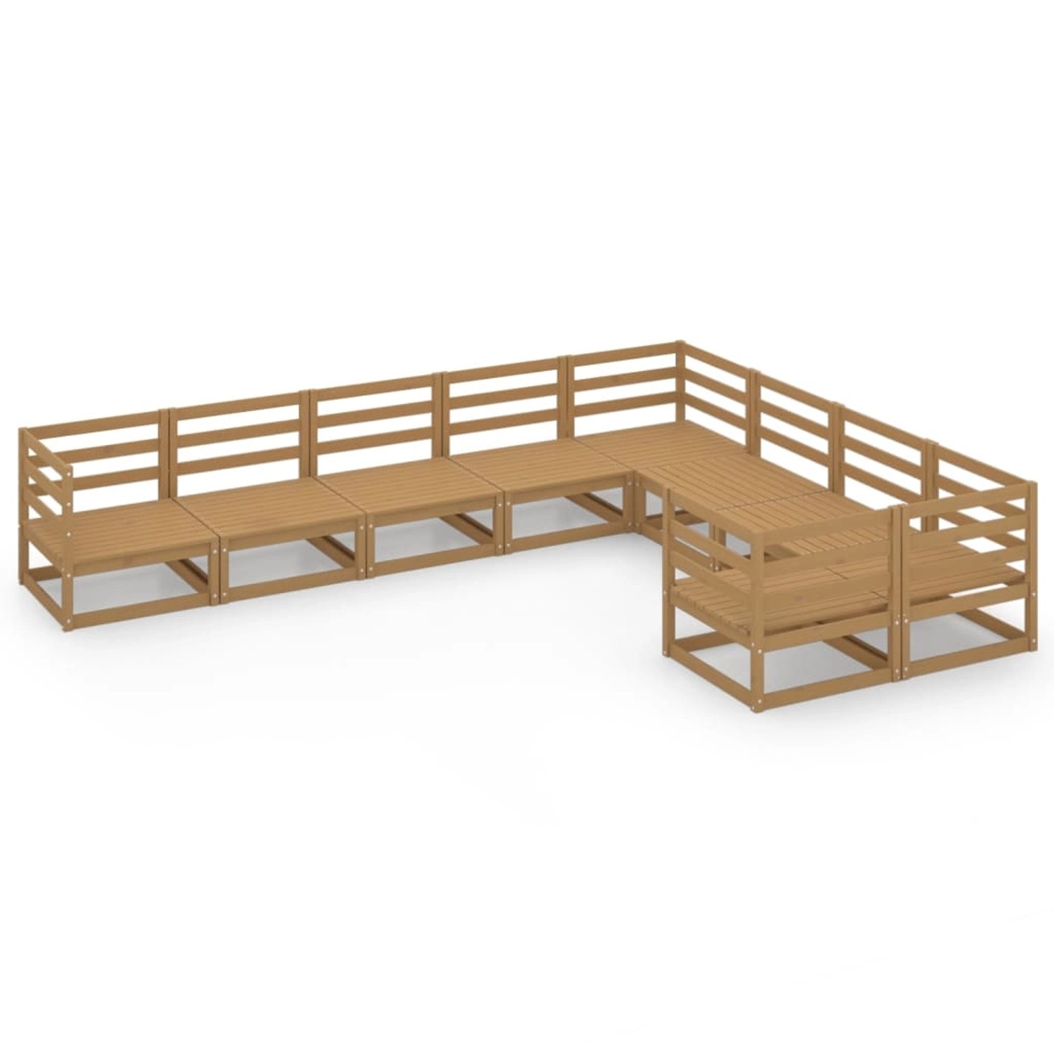 vidaXL 9-tlg Garten-Lounge-Set Massivholz Kiefer Modell 39 vidaXL 9-tlg Garten-Lounge-Set Massivholz Kiefer Modell 39 von VIDAXL