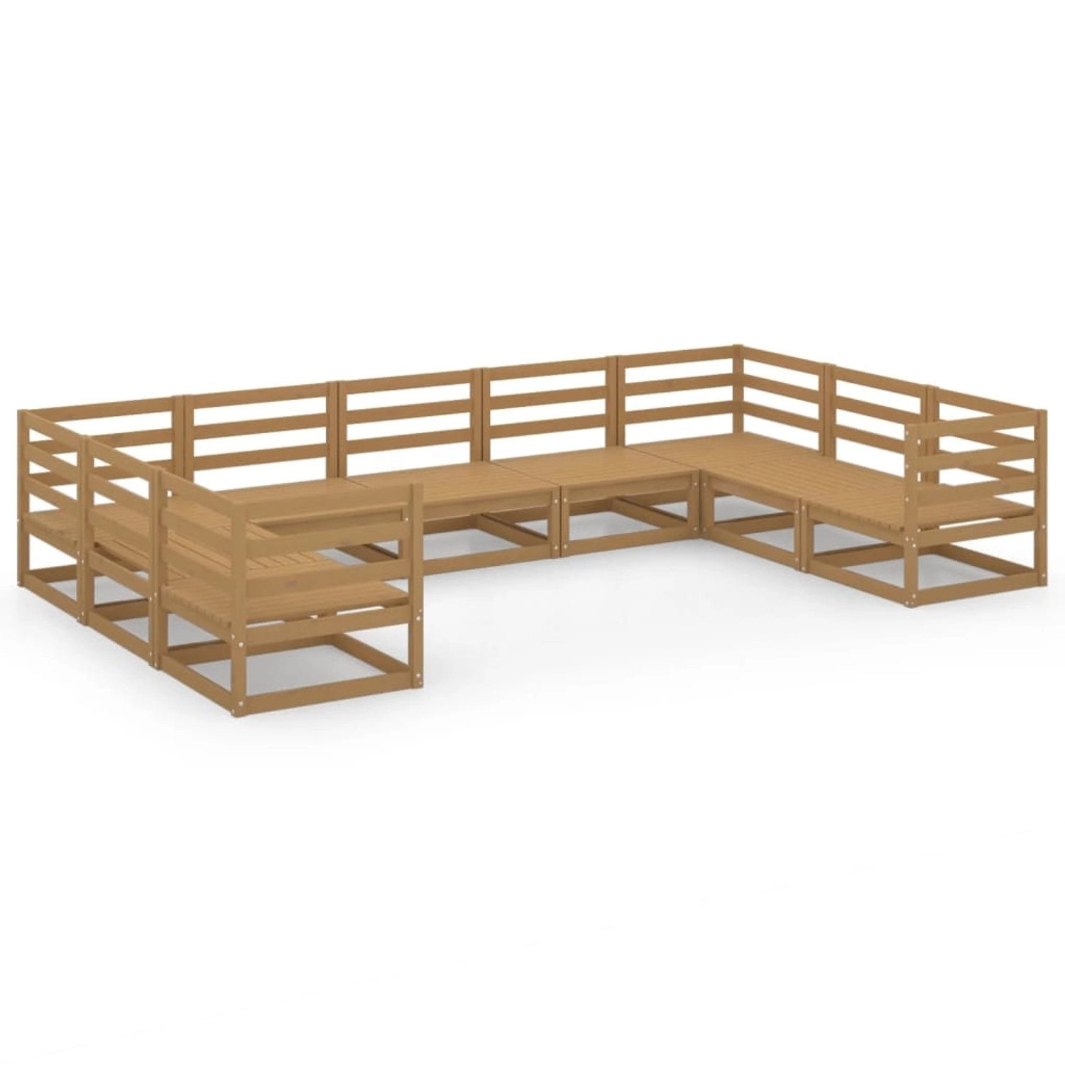 vidaXL 9-tlg Garten-Lounge-Set Massivholz Kiefer Modell 41 vidaXL 9-tlg Garten-Lounge-Set Massivholz Kiefer Modell 41 von VIDAXL