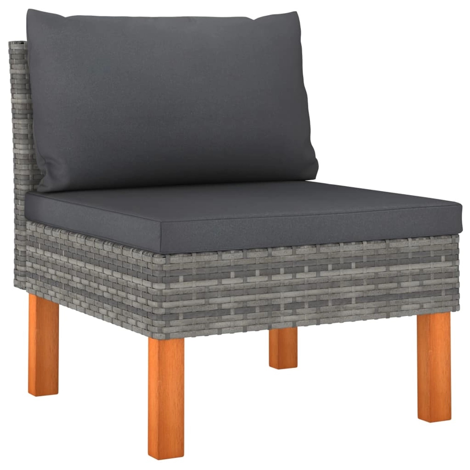 vidaXL 9-tlg Garten-Lounge-Set Poly Rattan und Eukalyptusholz Grau vidaXL 9-tlg Garten-Lounge-Set Poly Rattan und Eukalyptusholz Grau von VIDAXL