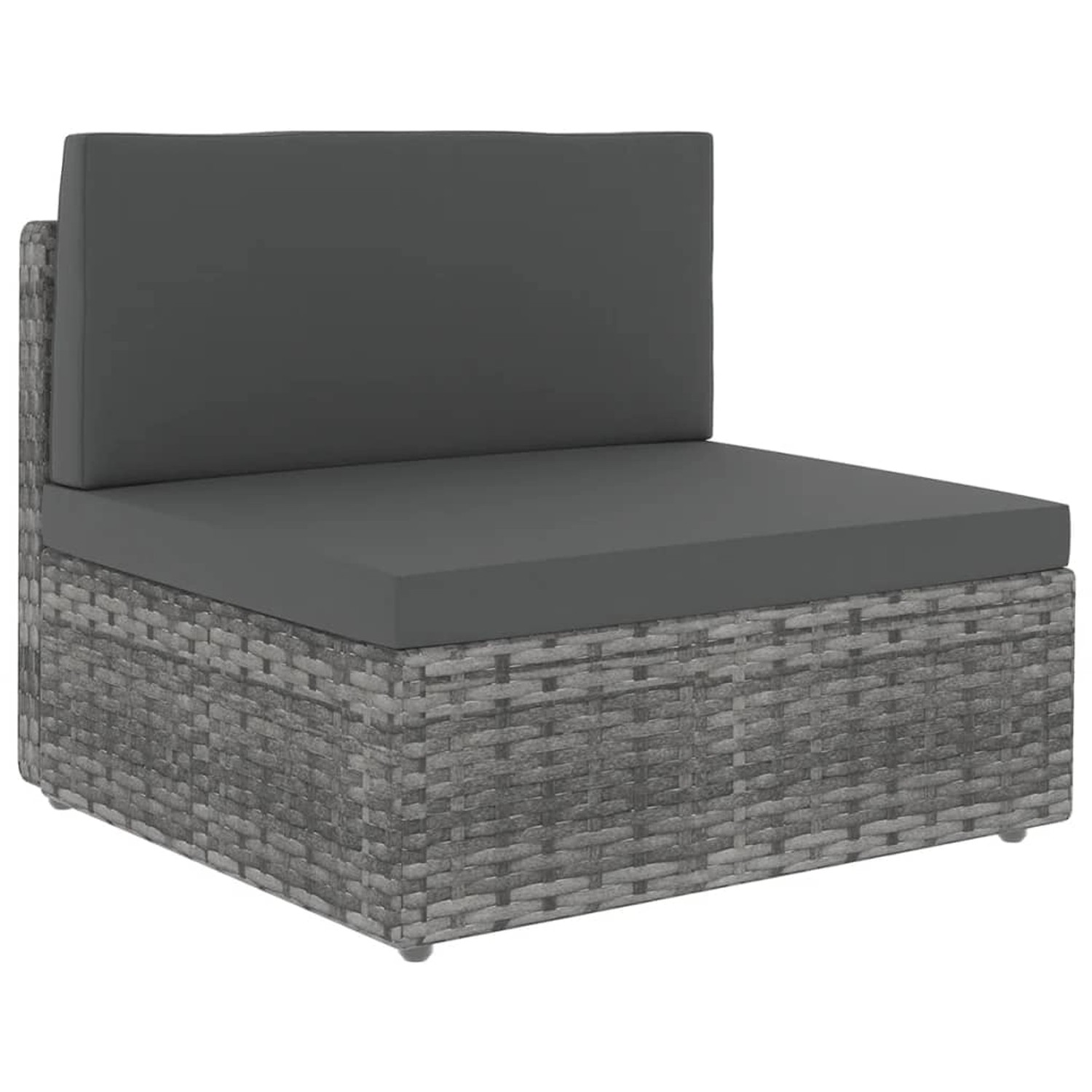 vidaXL 9-tlg Garten-Lounge-Set mit Kissen Grau Poly Rattan Modell 1 vidaXL 9-tlg Garten-Lounge-Set mit Kissen Grau Poly Rattan Modell 1 von VIDAXL