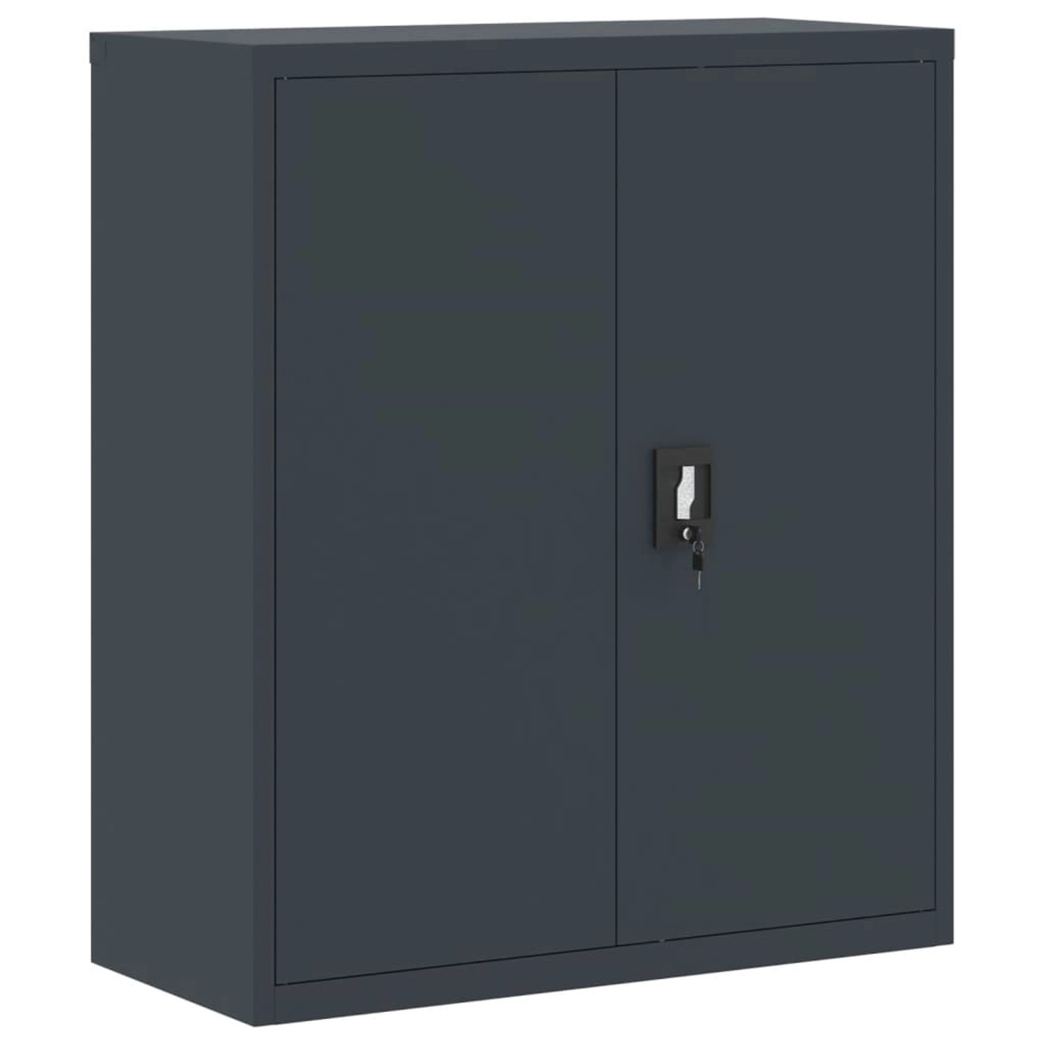 vidaXL Aktenschrank Anthrazit 90x40x105 cm Stahl vidaXL Aktenschrank Anthrazit 90x40x105 cm Stahl von VIDAXL