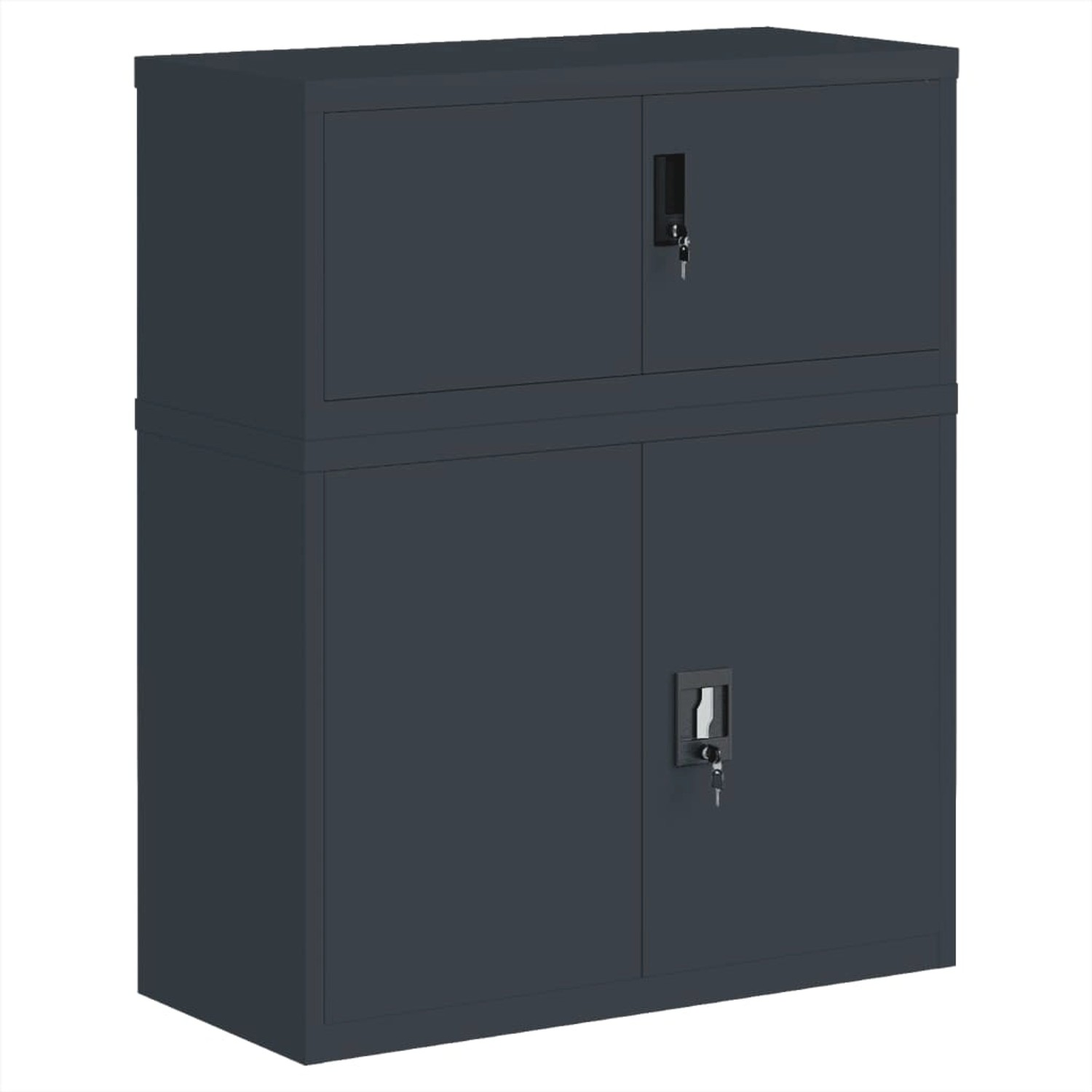 vidaXL Aktenschrank Anthrazit 90x40x110 cm Stahl vidaXL Aktenschrank Anthrazit 90x40x110 cm Stahl von VIDAXL