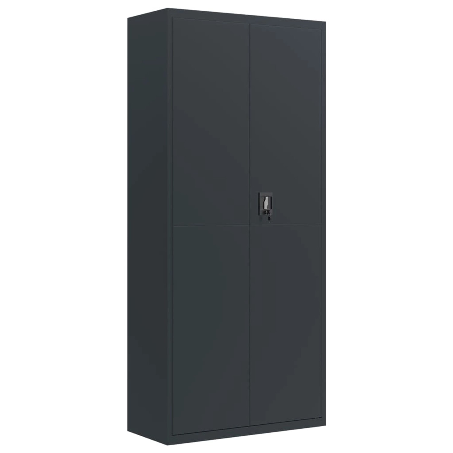 vidaXL Aktenschrank Anthrazit 90x40x200 cm Stahl von VIDAXL