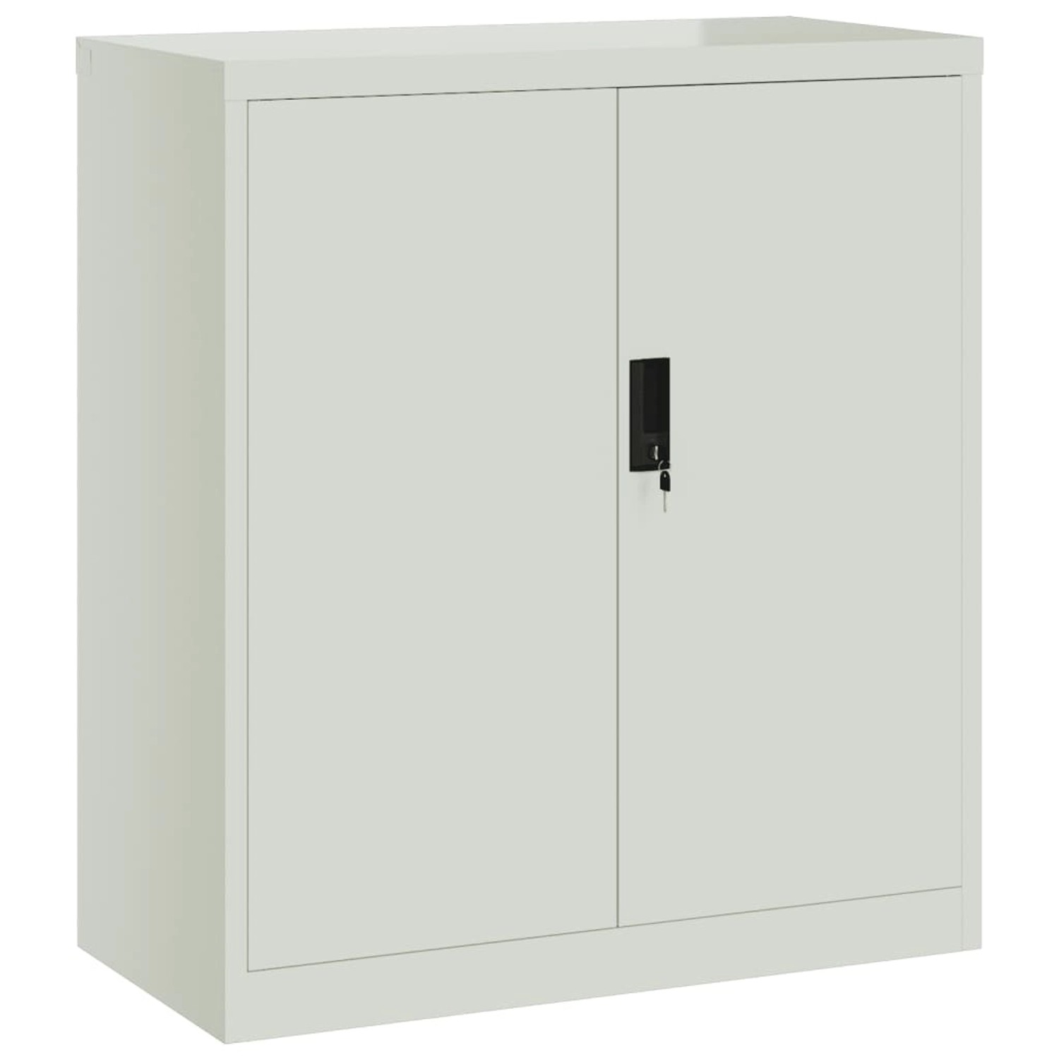 vidaXL Aktenschrank Hellgrau 79x40x90 cm Stahl vidaXL Aktenschrank Hellgrau 79x40x90 cm Stahl von VIDAXL