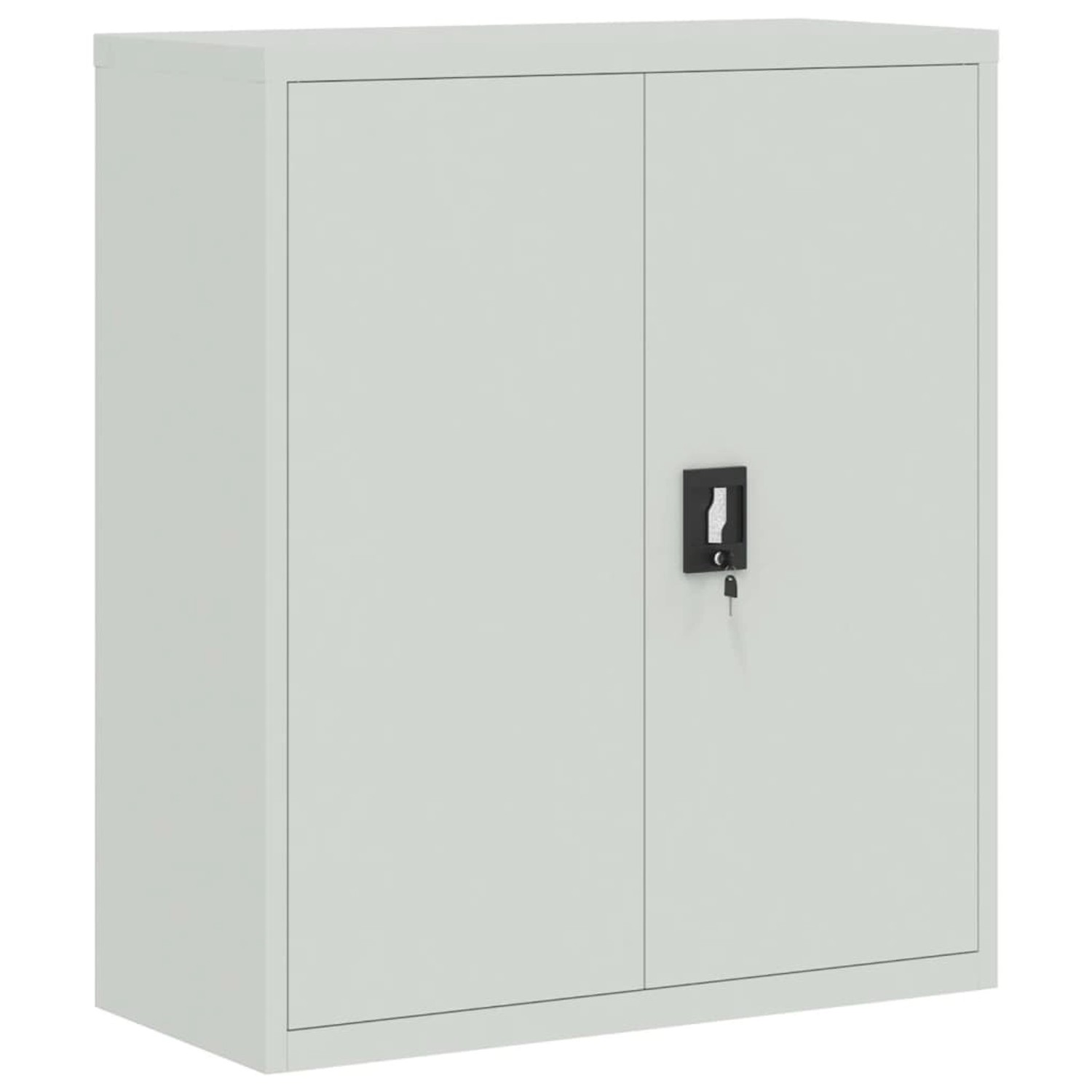 vidaXL Aktenschrank Hellgrau 90x40x105 cm Stahl vidaXL Aktenschrank Hellgrau 90x40x105 cm Stahl von VIDAXL