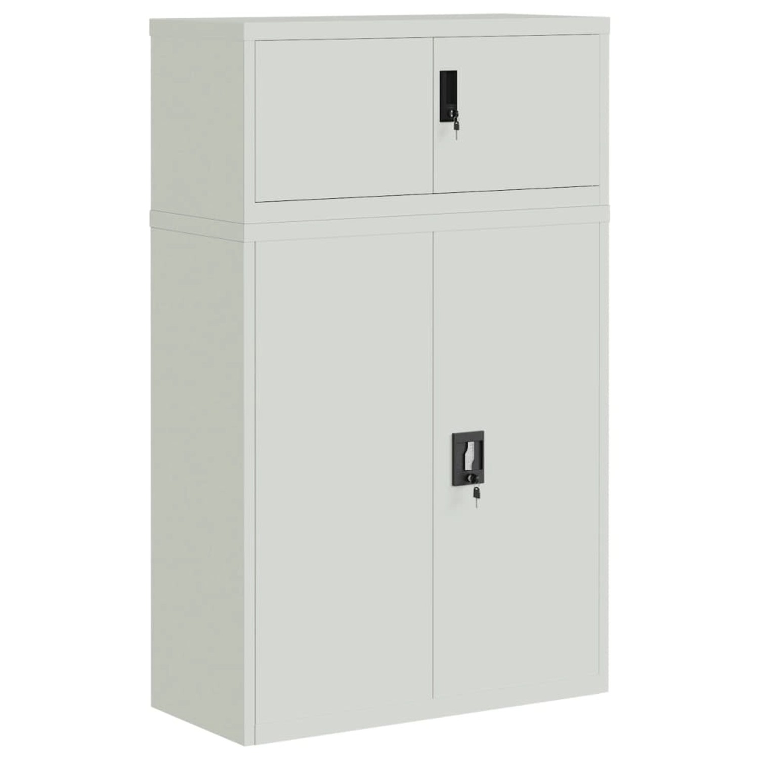 vidaXL Aktenschrank Hellgrau 90x40x145 cm Stahl vidaXL Aktenschrank Hellgrau 90x40x145 cm Stahl von VIDAXL