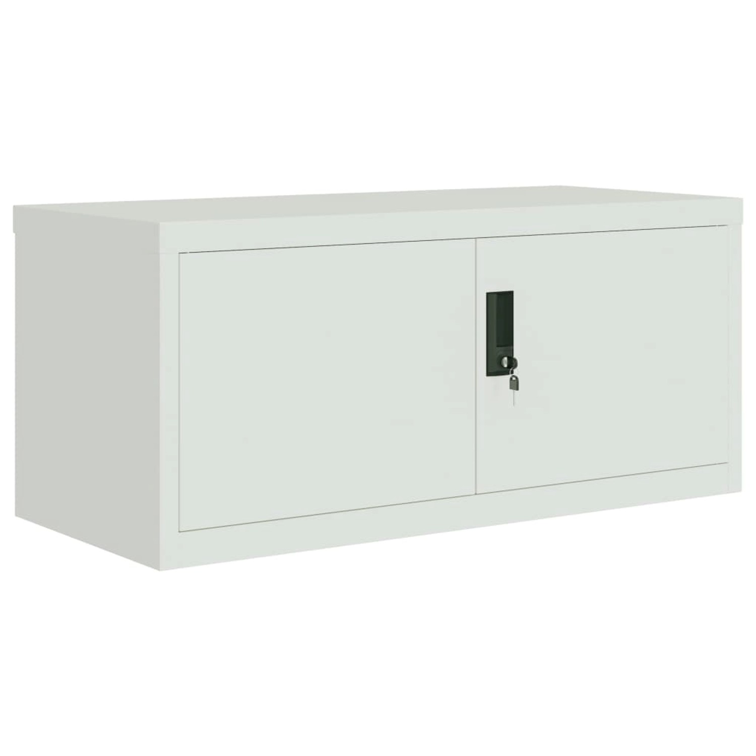 vidaXL Aktenschrank Hellgrau 90x40x40 cm Stahl vidaXL Aktenschrank Hellgrau 90x40x40 cm Stahl von VIDAXL