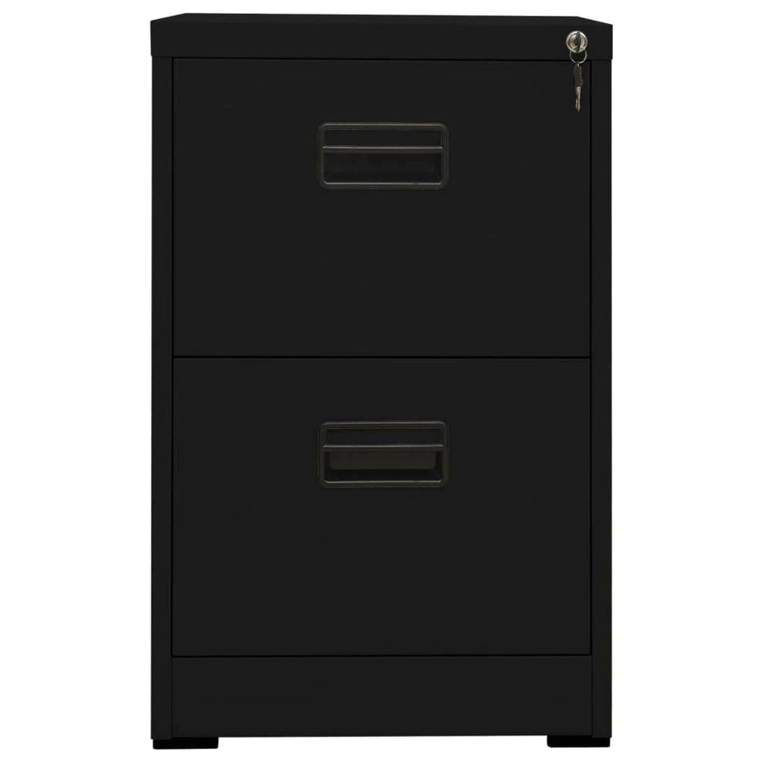 vidaXL Aktenschrank Schwarz 46x62x72,5 cm Stahl vidaXL Aktenschrank Schwarz 46x62x72,5 cm Stahl von VIDAXL