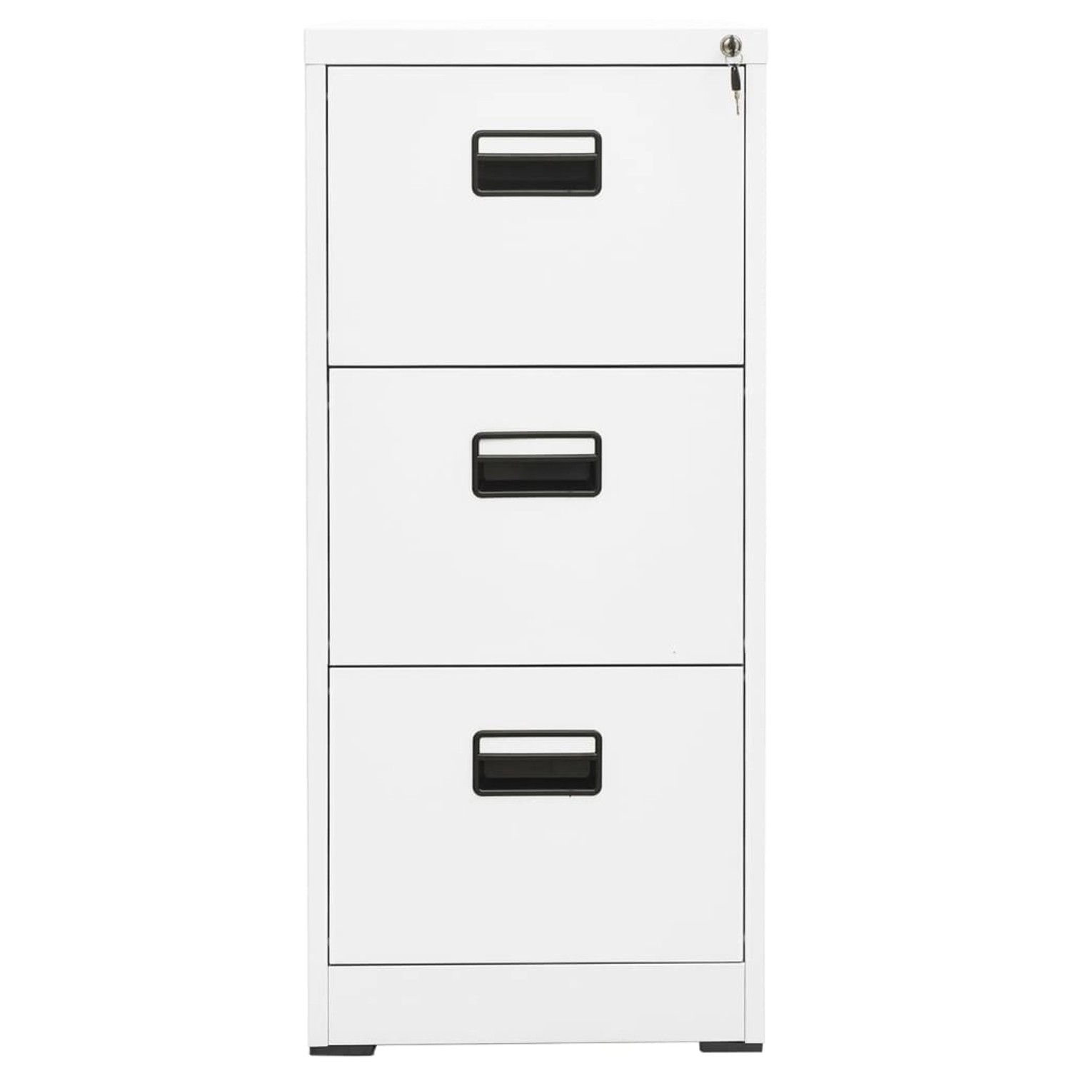 vidaXL Aktenschrank Weiß 46x62x102,5 cm Stahl vidaXL Aktenschrank Weiß 46x62x102,5 cm Stahl von VIDAXL
