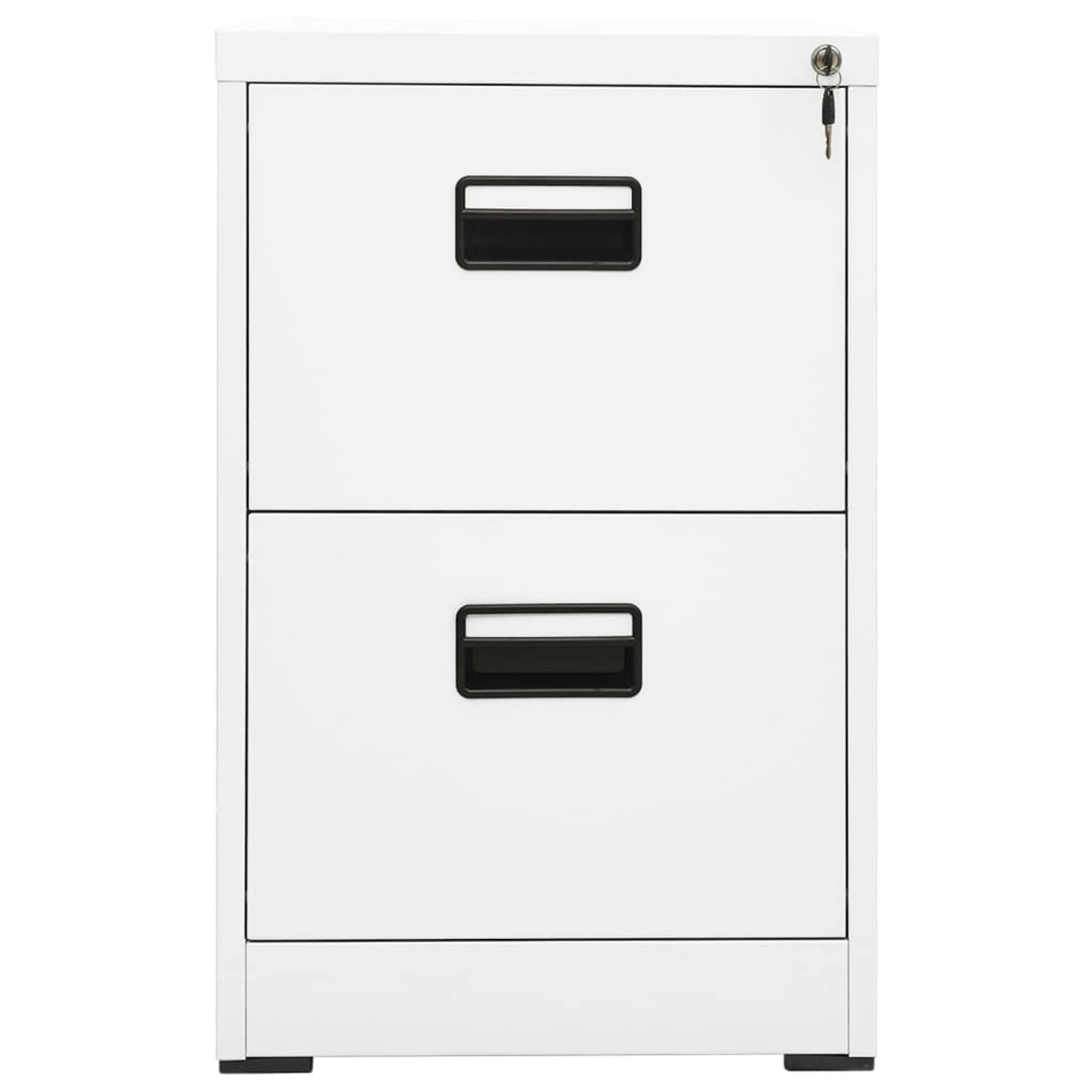 vidaXL Aktenschrank Weiß 46x62x72,5 cm Stahl vidaXL Aktenschrank Weiß 46x62x72,5 cm Stahl von VIDAXL