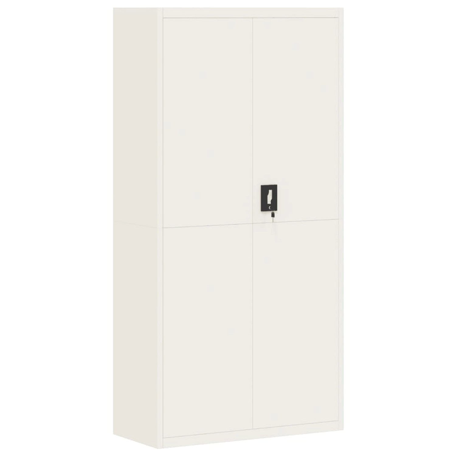 vidaXL Aktenschrank Weiß 90x40x180 cm Stahl vidaXL Aktenschrank Weiß 90x40x180 cm Stahl von VIDAXL