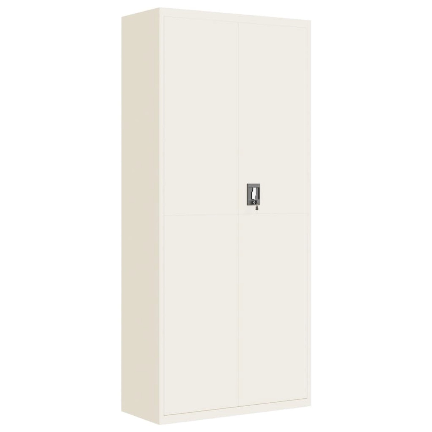 vidaXL Aktenschrank Weiß 90x40x200 cm Stahl vidaXL Aktenschrank Weiß 90x40x200 cm Stahl von VIDAXL