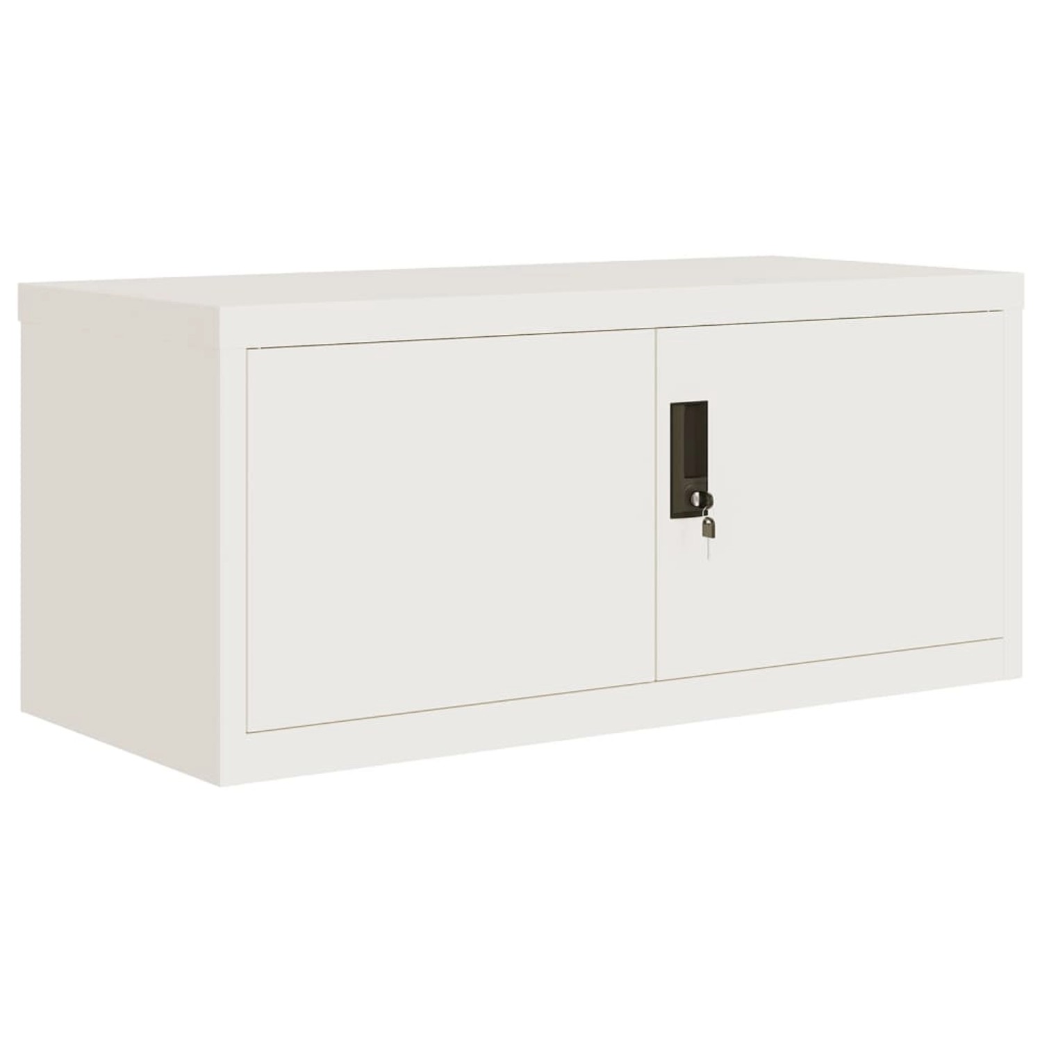 vidaXL Aktenschrank Weiß 90x40x40 cm Stahl vidaXL Aktenschrank Weiß 90x40x40 cm Stahl von VIDAXL