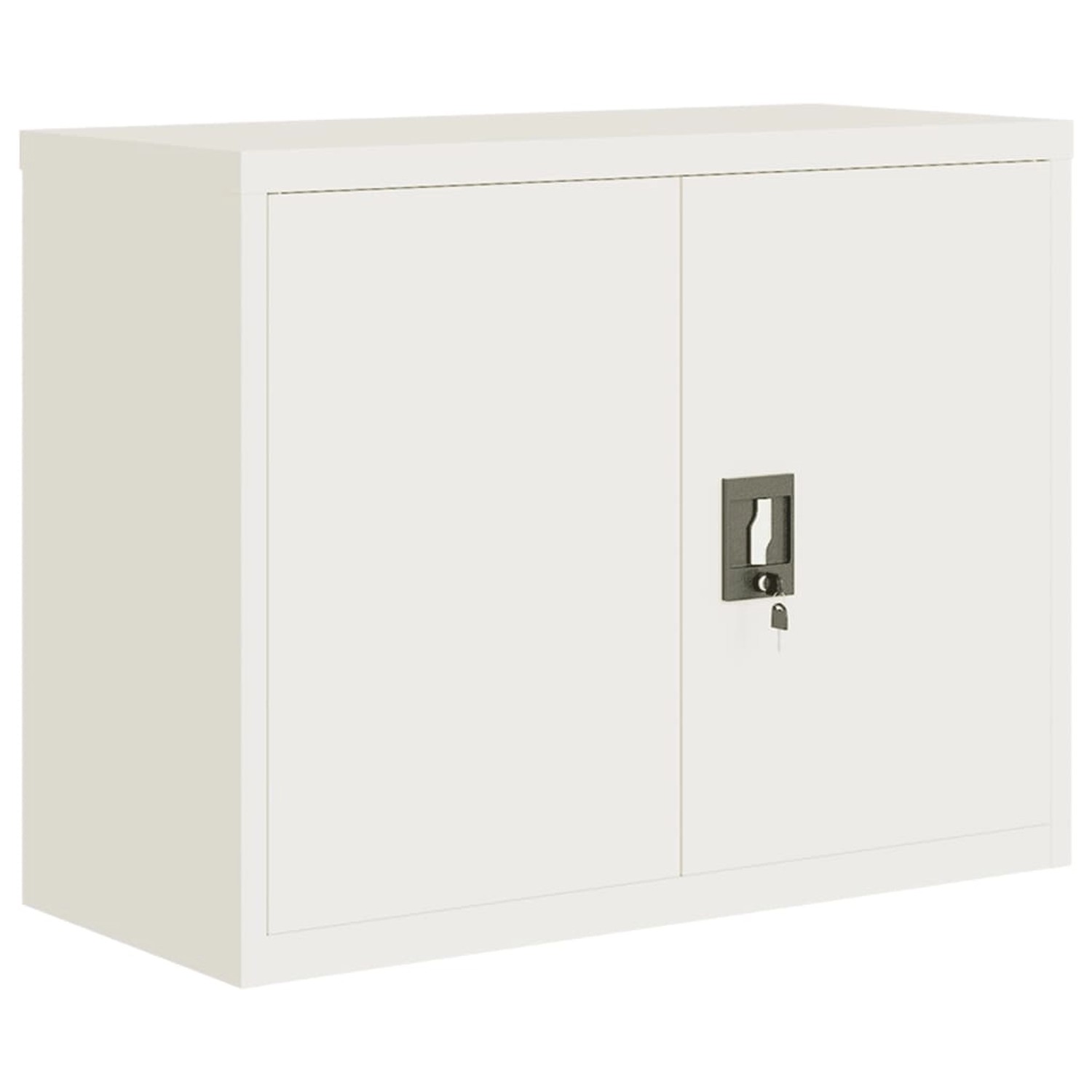vidaXL Aktenschrank Weiß 90x40x70 cm Stahl vidaXL Aktenschrank Weiß 90x40x70 cm Stahl von VIDAXL