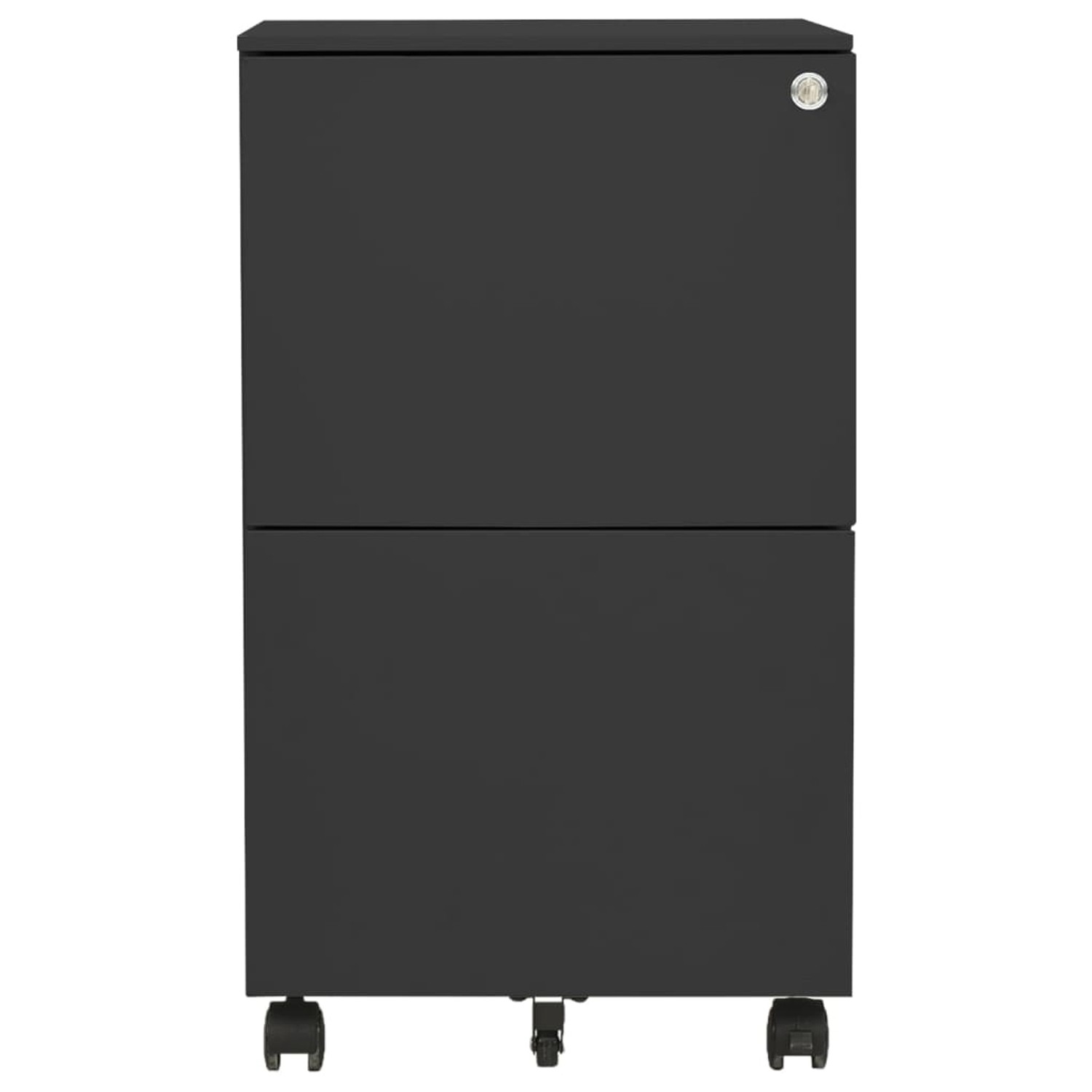 vidaXL Aktenschrank mit Rollen Anthrazit 39x45x67 cm Stahl vidaXL Aktenschrank mit Rollen Anthrazit 39x45x67 cm Stahl von VIDAXL