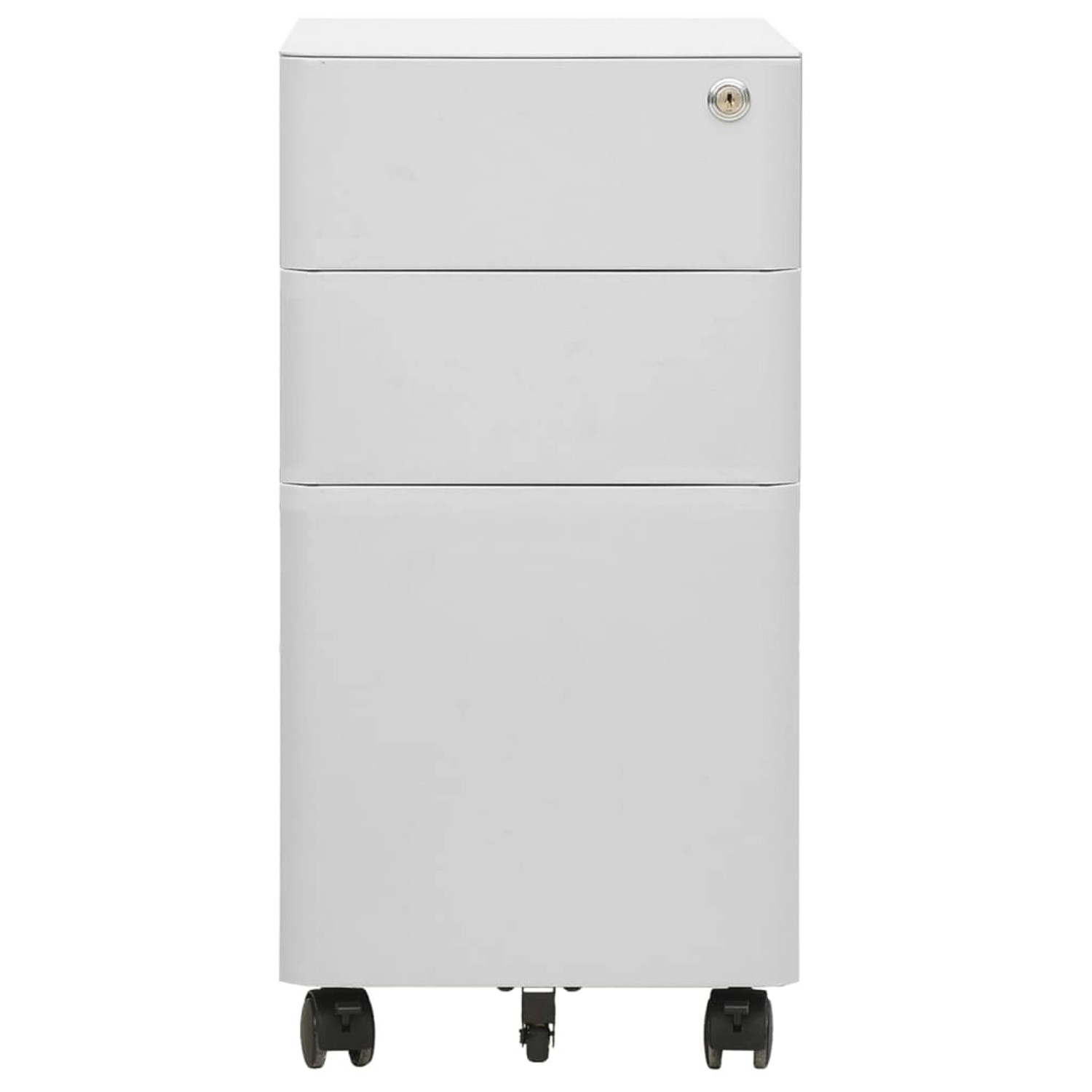 vidaXL Aktenschrank mit Rollen Hellgrau 30x45x59 cm Stahl vidaXL Aktenschrank mit Rollen Hellgrau 30x45x59 cm Stahl von VIDAXL