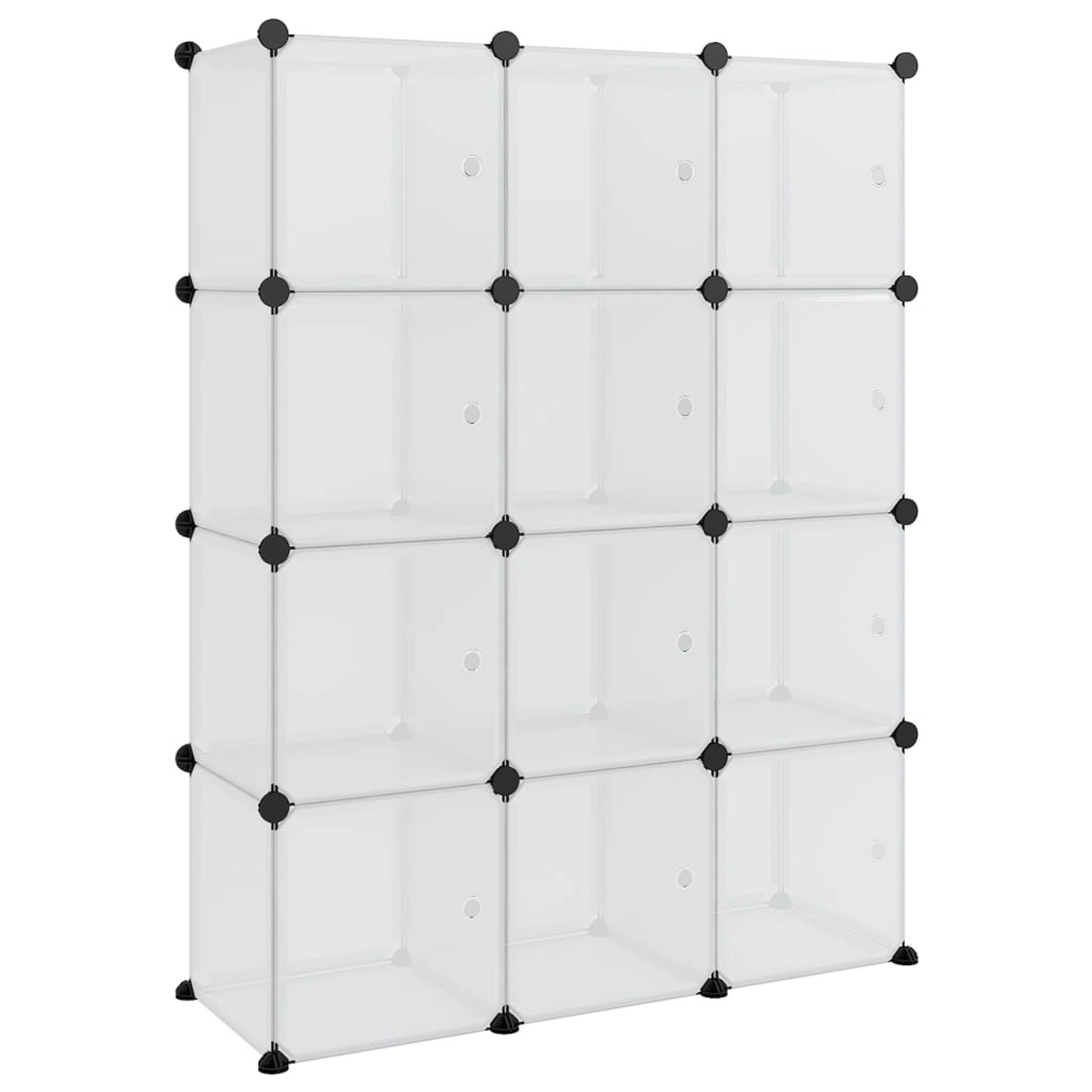 vidaXL Aufbewahrungswürfel-Organizer mit 12 Würfeln und Türen Transparent PP 340555 vidaXL Aufbewahrungswürfel-Organizer mit 12 Würfeln und Türen Transparent PP 340555 von VIDAXL