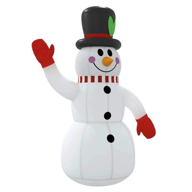 vidaXL Aufblasbarer Schneemann mit LEDs 120 cm 345363 von VIDAXL