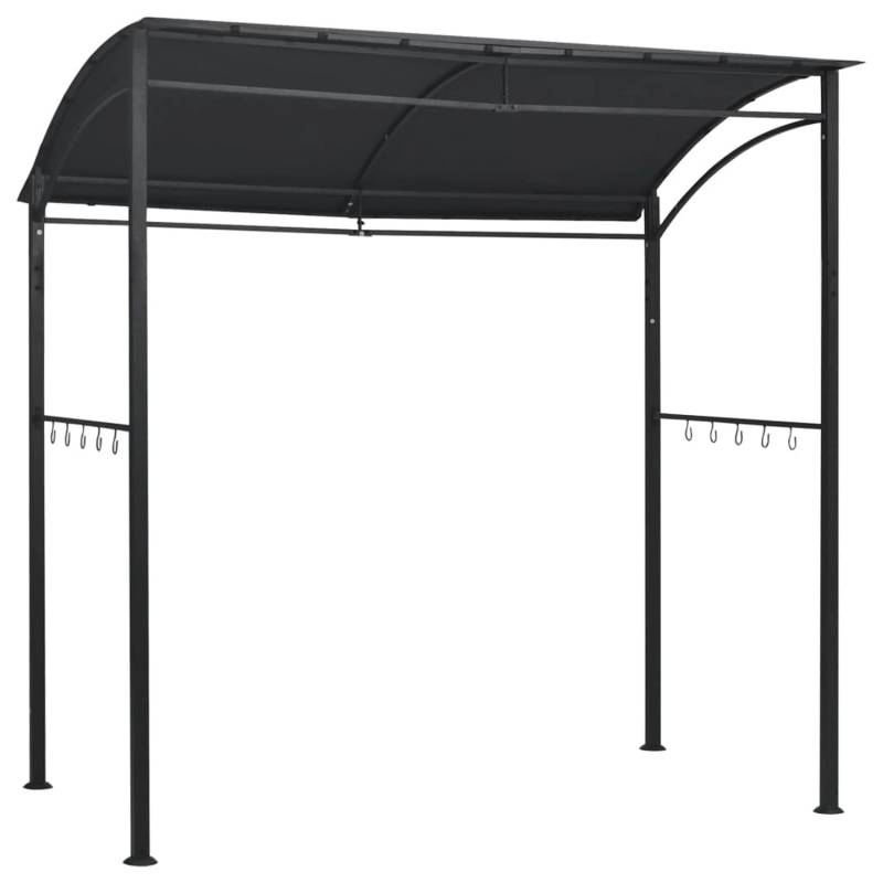 vidaXL BBQ-Pavillon 215x150x220 cm Anthrazit Stahl von VIDAXL