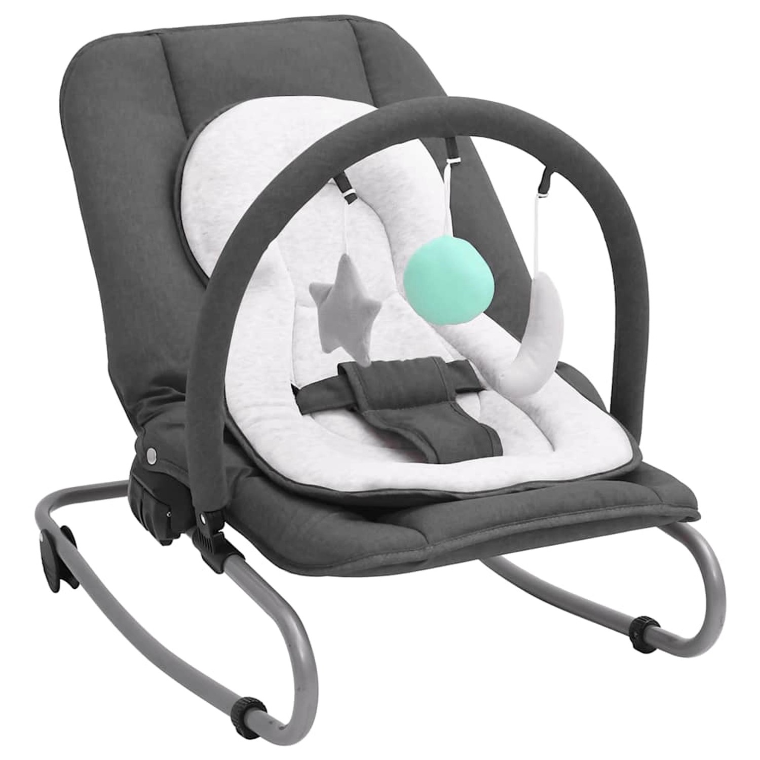 vidaXL Babywippe Anthrazit Stahl 748401 vidaXL Babywippe Anthrazit Stahl 748401 von VIDAXL