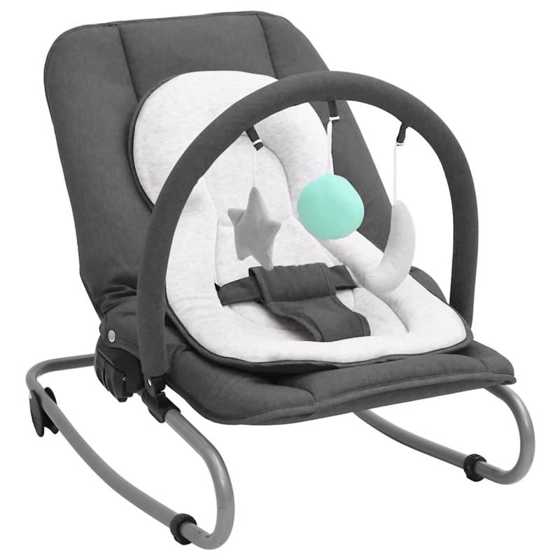 vidaXL Babywippe Anthrazit Stahl 748401 von VIDAXL
