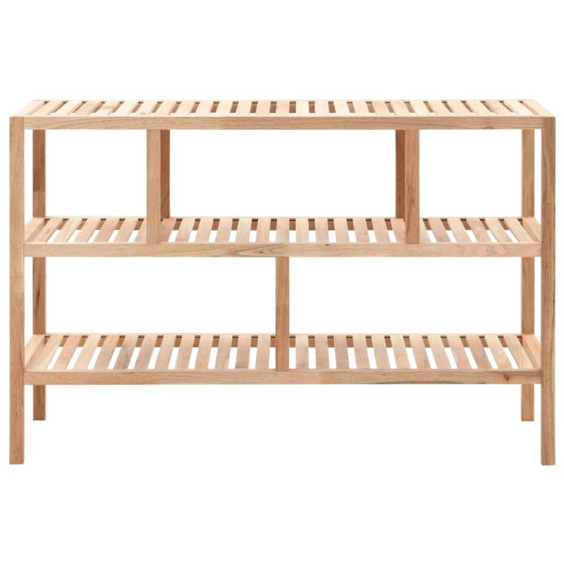 VidaXL Badezimmer-Regal Walnussholz Massiv 100x40x65 cm von VIDAXL