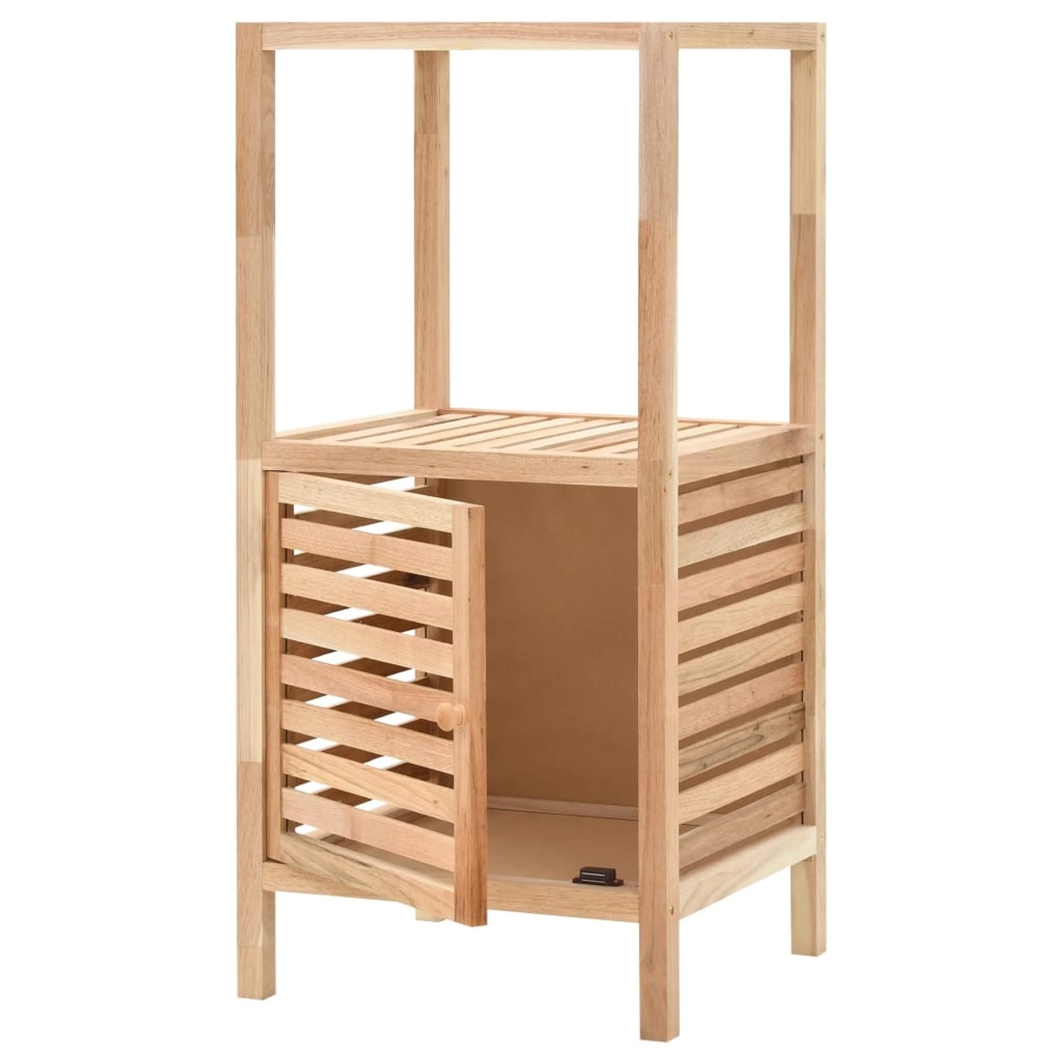 vidaXL Badezimmerschrank Nussbaumholz Massiv 39,5 x 35,5 x 86 cm vidaXL Badezimmerschrank Nussbaumholz Massiv 39,5 x 35,5 x 86 cm von VIDAXL