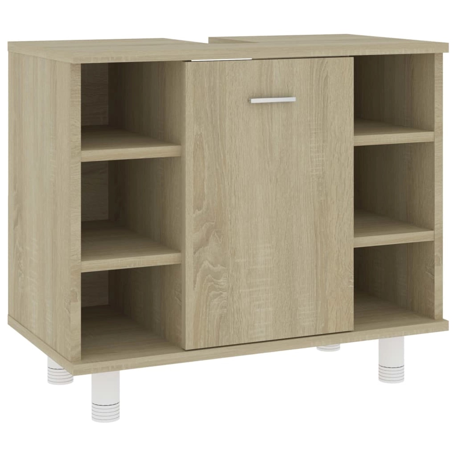 vidaXL Badezimmerschrank Sonoma-Eiche 60x32x53,5 cm Holzwerkstoff vidaXL Badezimmerschrank Sonoma-Eiche 60x32x53,5 cm Holzwerkstoff von VIDAXL