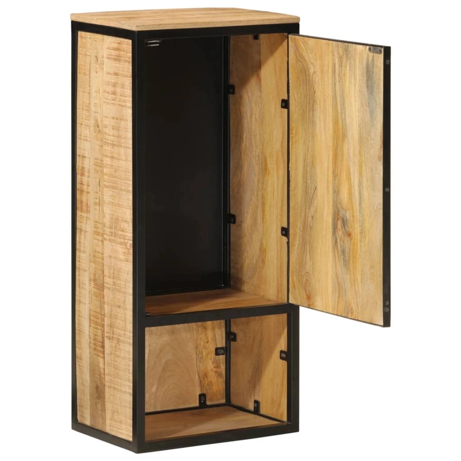 vidaXL Badschrank 40x27x90 cm Massivholz Mango und Eisen Modell 1 vidaXL Badschrank 40x27x90 cm Massivholz Mango und Eisen Modell 1 von VIDAXL