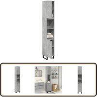 vidaXL Badschrank Betongrau 30x30x190 cm Holzwerkstoff vidaXL Badschrank Betongrau 30x30x190 cm Holzwerkstoff von VIDAXL