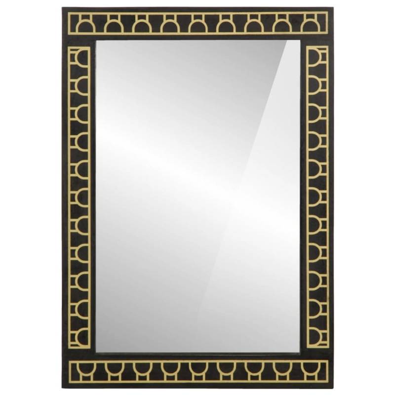 vidaXL Badspiegel 50x70x2,5 cm Massivholz Mango und Glas Modell 1 von VIDAXL