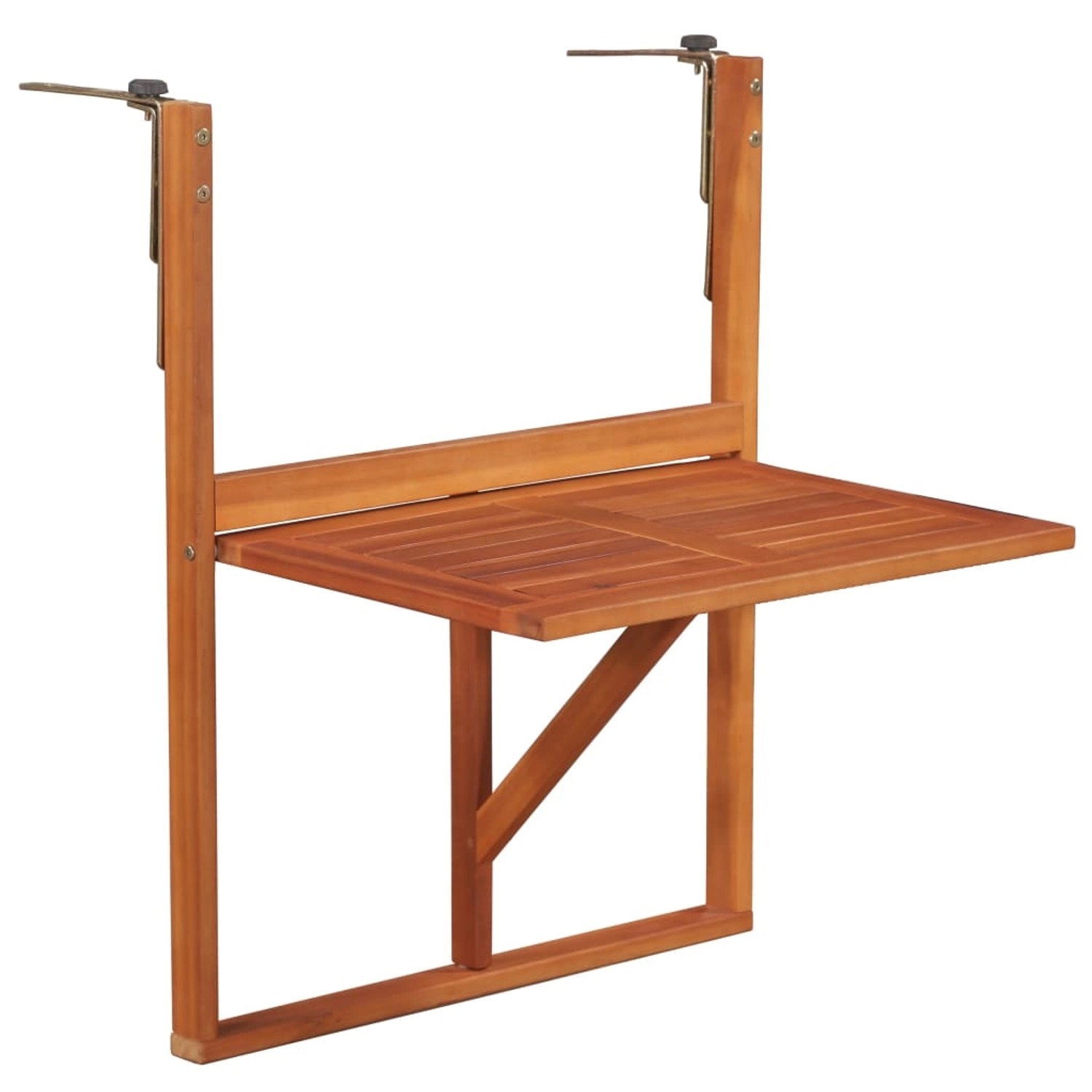vidaXL Balkon-Hängetisch 64,5x44x80 cm Massivholz Akazie 44118 von VIDAXL