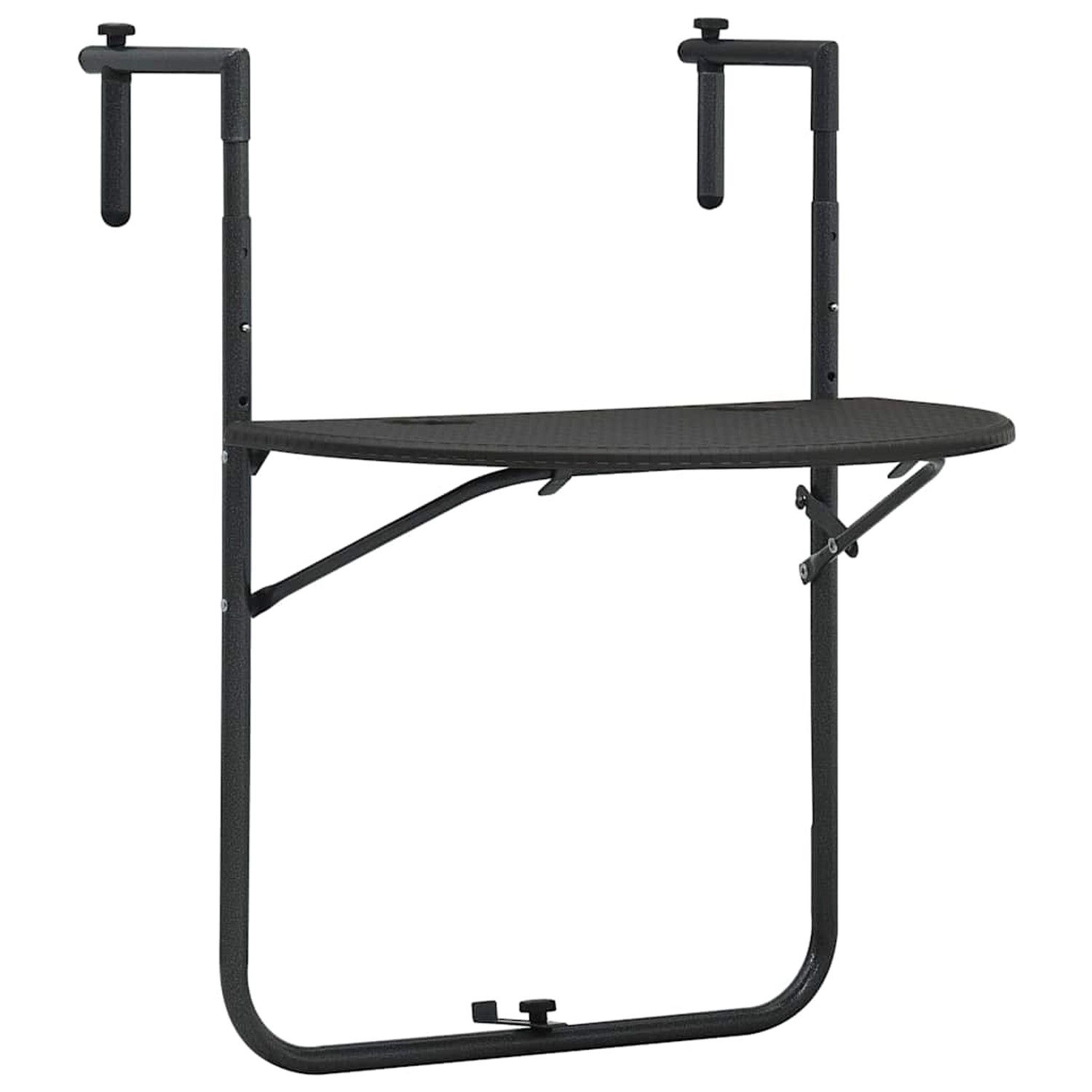 vidaXL Balkon-Hängetisch Braun 60x64x83,5 cm Kunststoff Rattan-Optik 47895 vidaXL Balkon-Hängetisch Braun 60x64x83,5 cm Kunststoff Rattan-Optik 47895 von VIDAXL