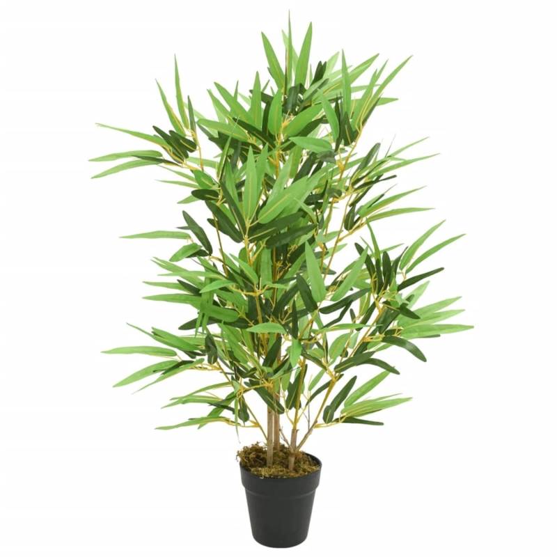 vidaXL Bambusbaum Künstlich 368 Blätter 80 cm Grün Modell 1 von VIDAXL
