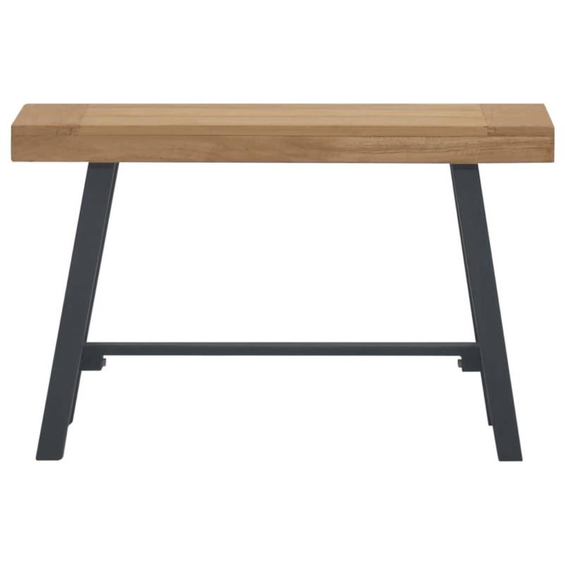 vidaXL Bank 80 cm Massivholz Teak von VIDAXL