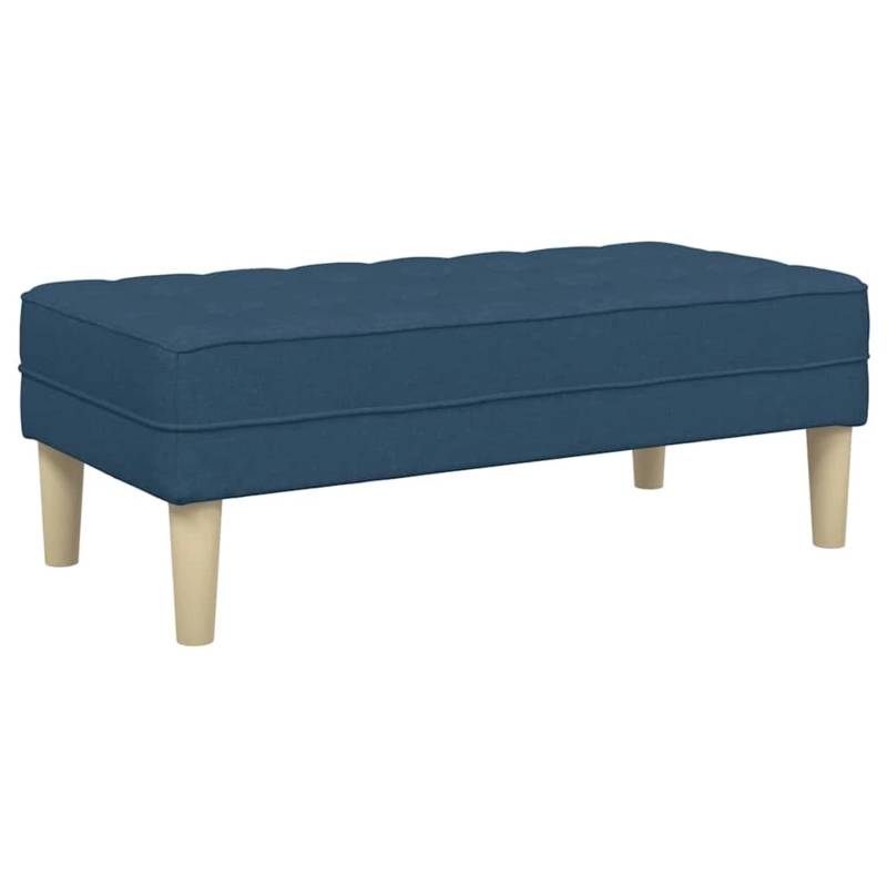 vidaXL Bank Blau 113 x 57 x 39 cm Stoff 42001942 vidaXL Bank Blau 113 x 57 x 39 cm Stoff 42001942 von VIDAXL