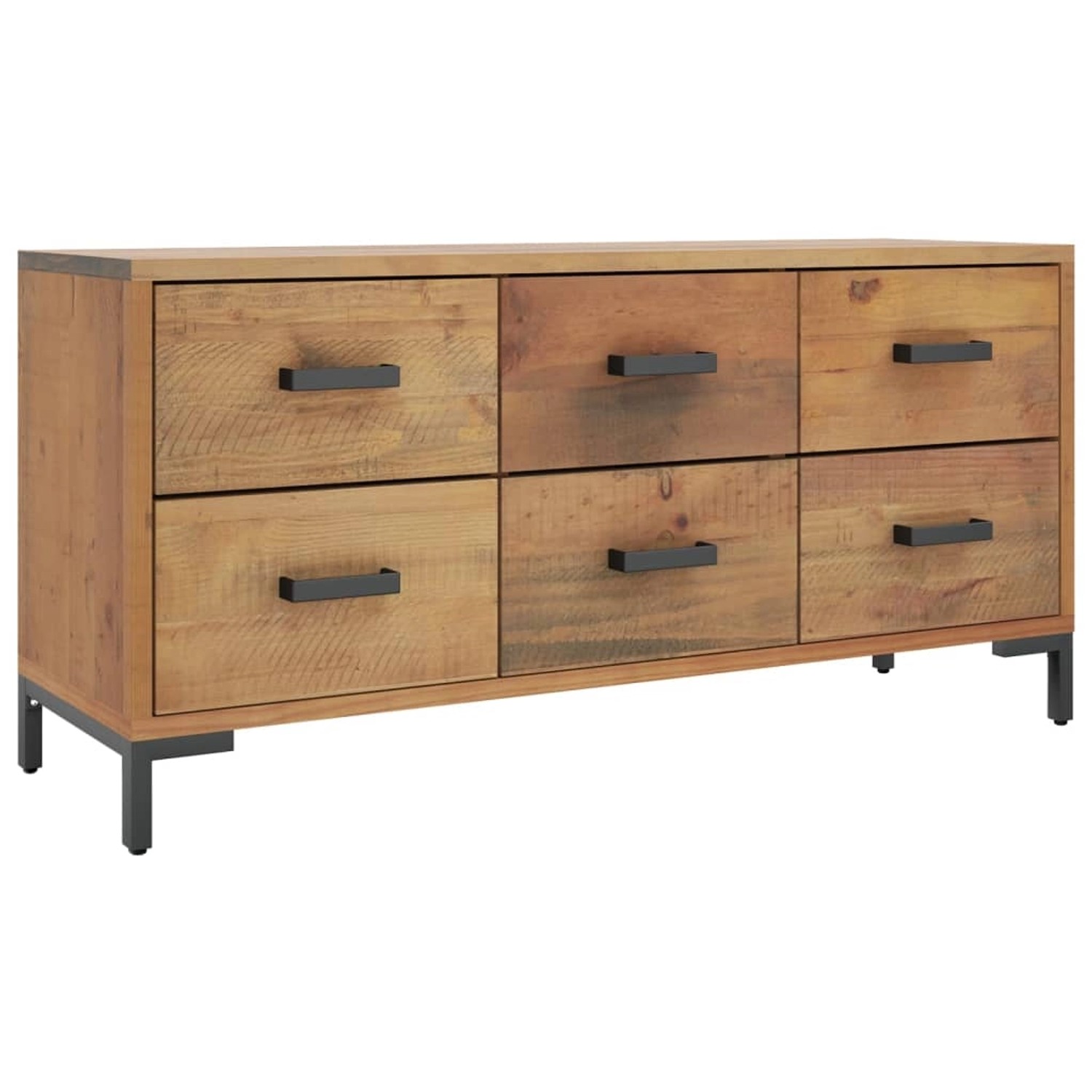 vidaXL Bank mit Stauraum Braun 110x30x45 cm Massivholz Kiefer Recycelt vidaXL Bank mit Stauraum Braun 110x30x45 cm Massivholz Kiefer Recycelt von VIDAXL
