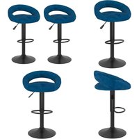 vidaXL Barhocker 2 Stk. Blau Samt vidaXL Barhocker 2 Stk. Blau Samt von VIDAXL