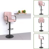 vidaXL Barhocker Rosa Samt vidaXL Barhocker Rosa Samt von VIDAXL