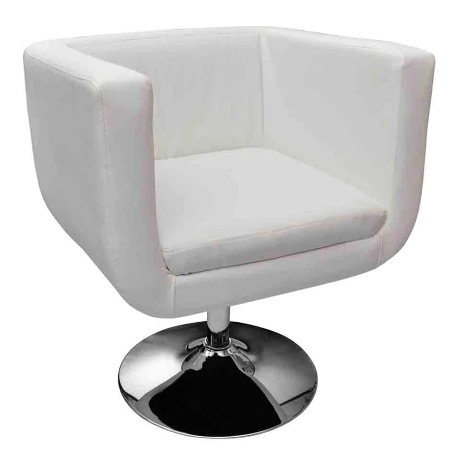 vidaXL Barstühle 2 Stk Weiß Kunstleder vidaXL Barstühle 2 Stk Weiß Kunstleder von VIDAXL