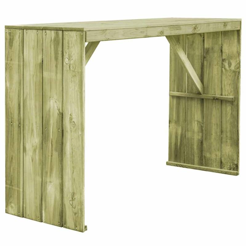 vidaXL Bartisch 170x60x110 cm Imprägniertes Kiefernholz 44902 von VIDAXL