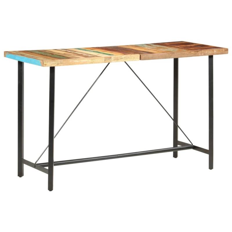 vidaXL Bartisch 180 x 70 x 107 cm Recyceltes Massivholz von VIDAXL
