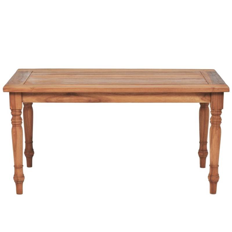 vidaXL Batavia Couchtisch Kolonialstil Teak 90 x 50 x 45 cm von VIDAXL