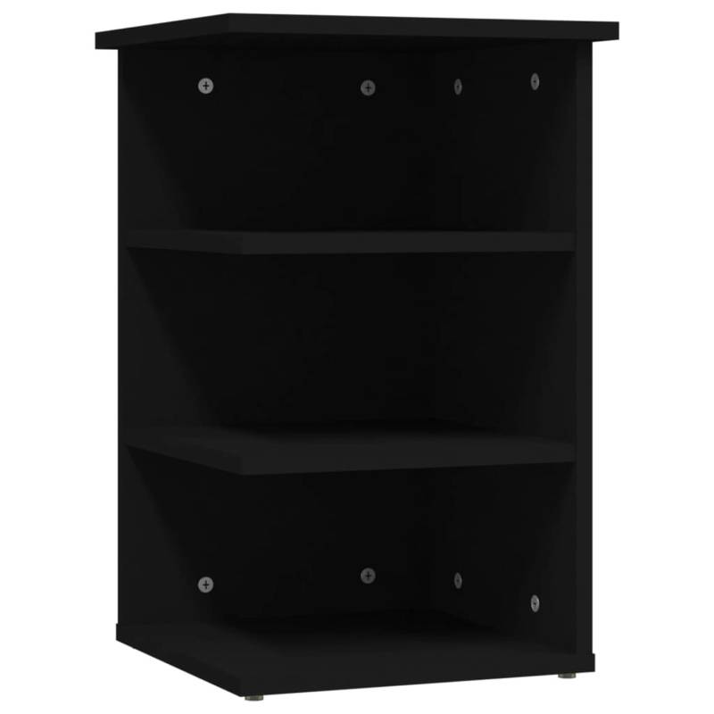 vidaXL Beistellregal Schwarz 35x35x55 cm Holzwerkstoff 806275 von VIDAXL